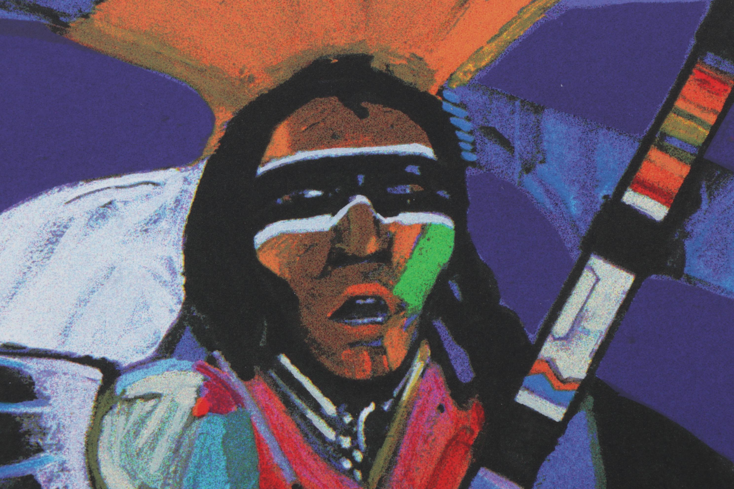 John Nieto Serigraph "Traditional Dancer," 1996