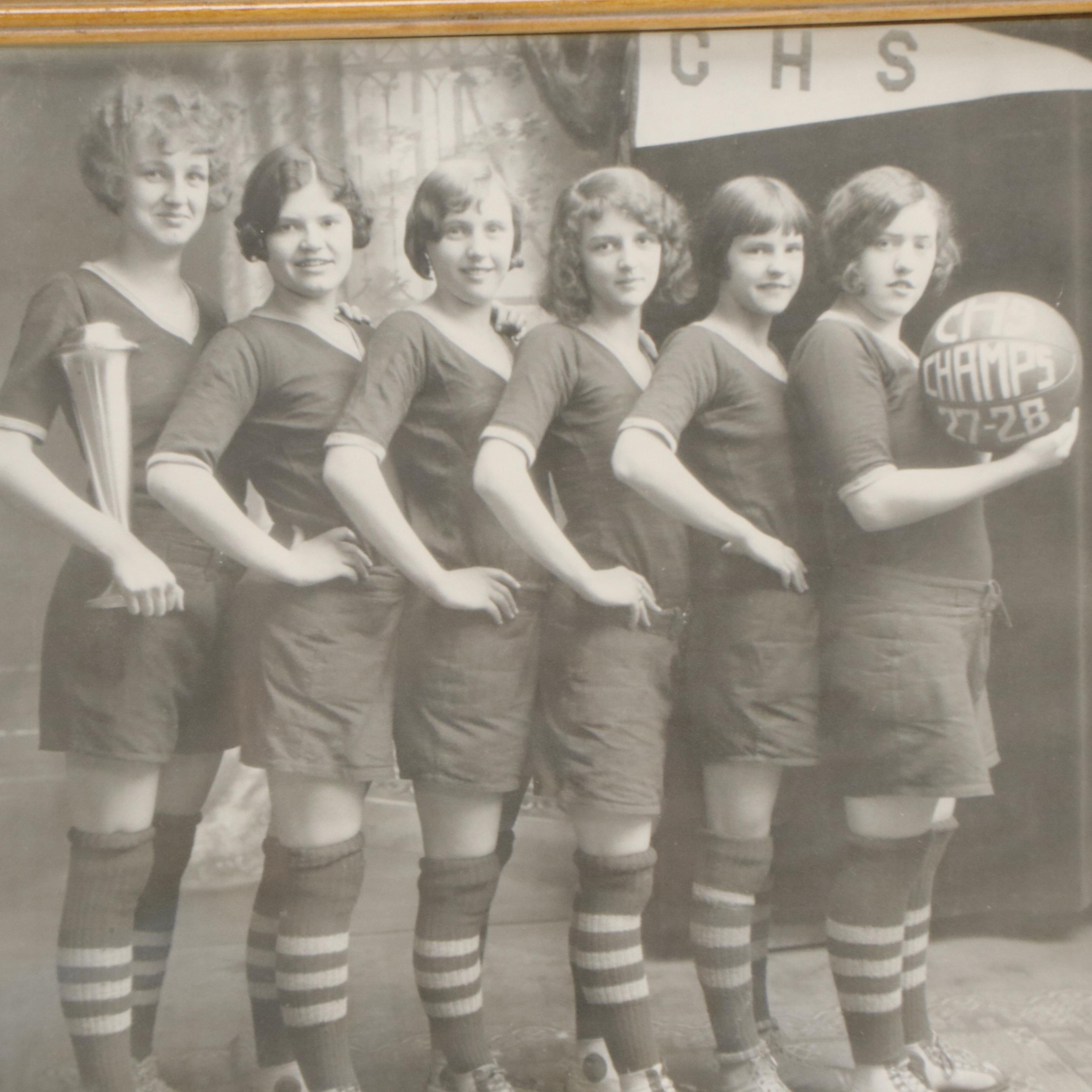 Halftone of Women's CHS Champs Team