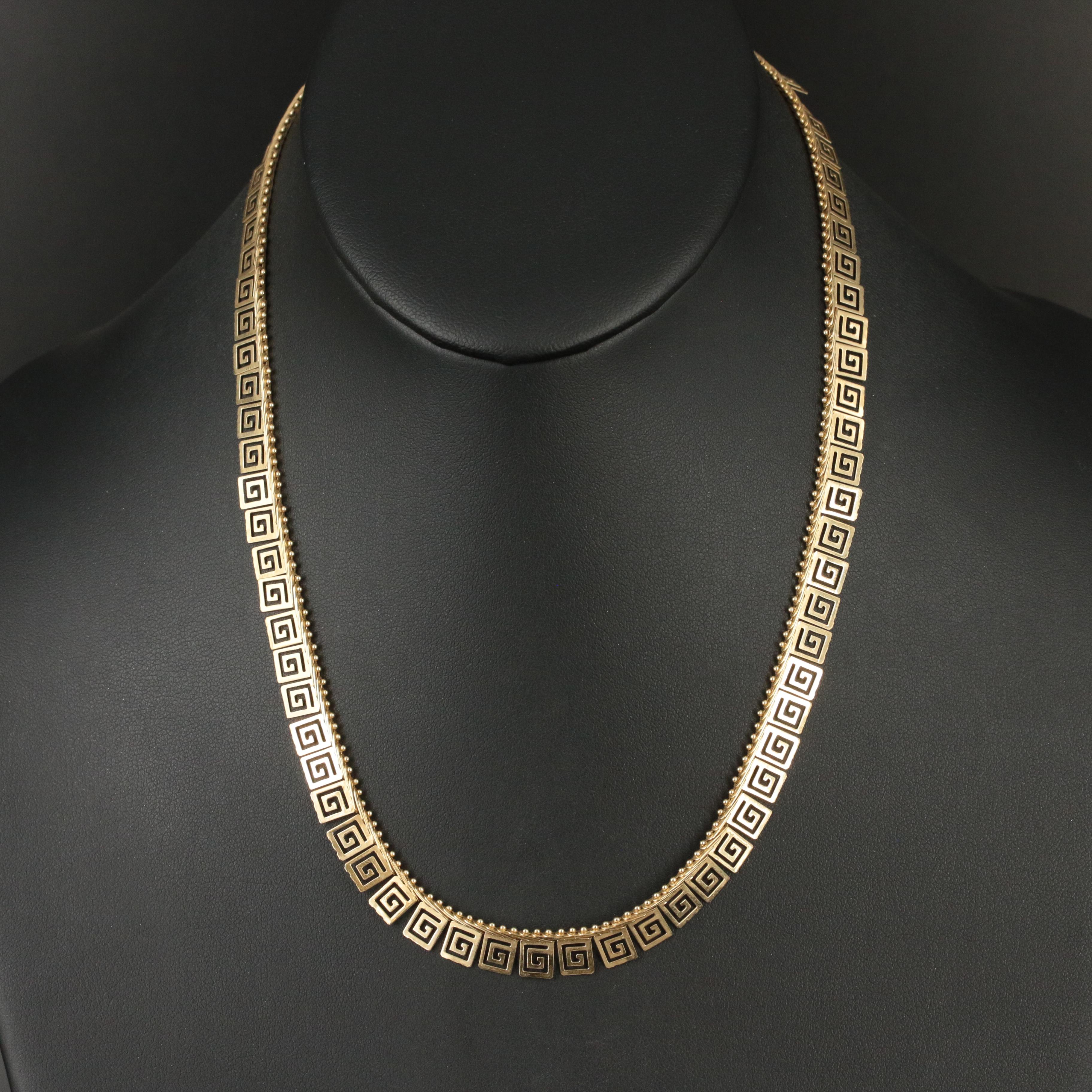 Mexican 14K Xicalcoliuhqui Necklace
