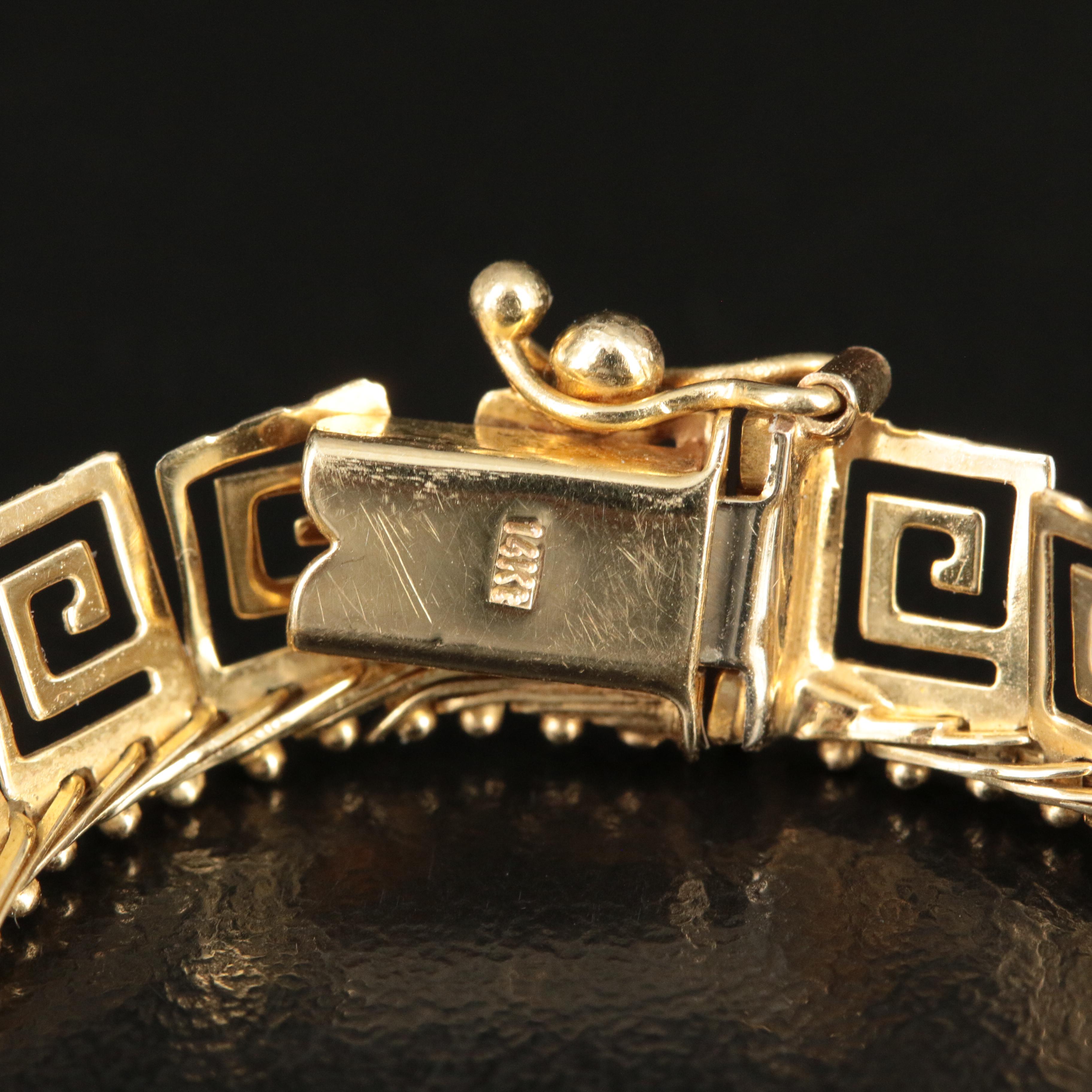 Mexican 14K Xicalcoliuhqui Necklace