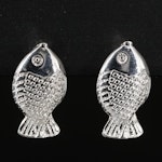Sterling Fish Stud Earrings