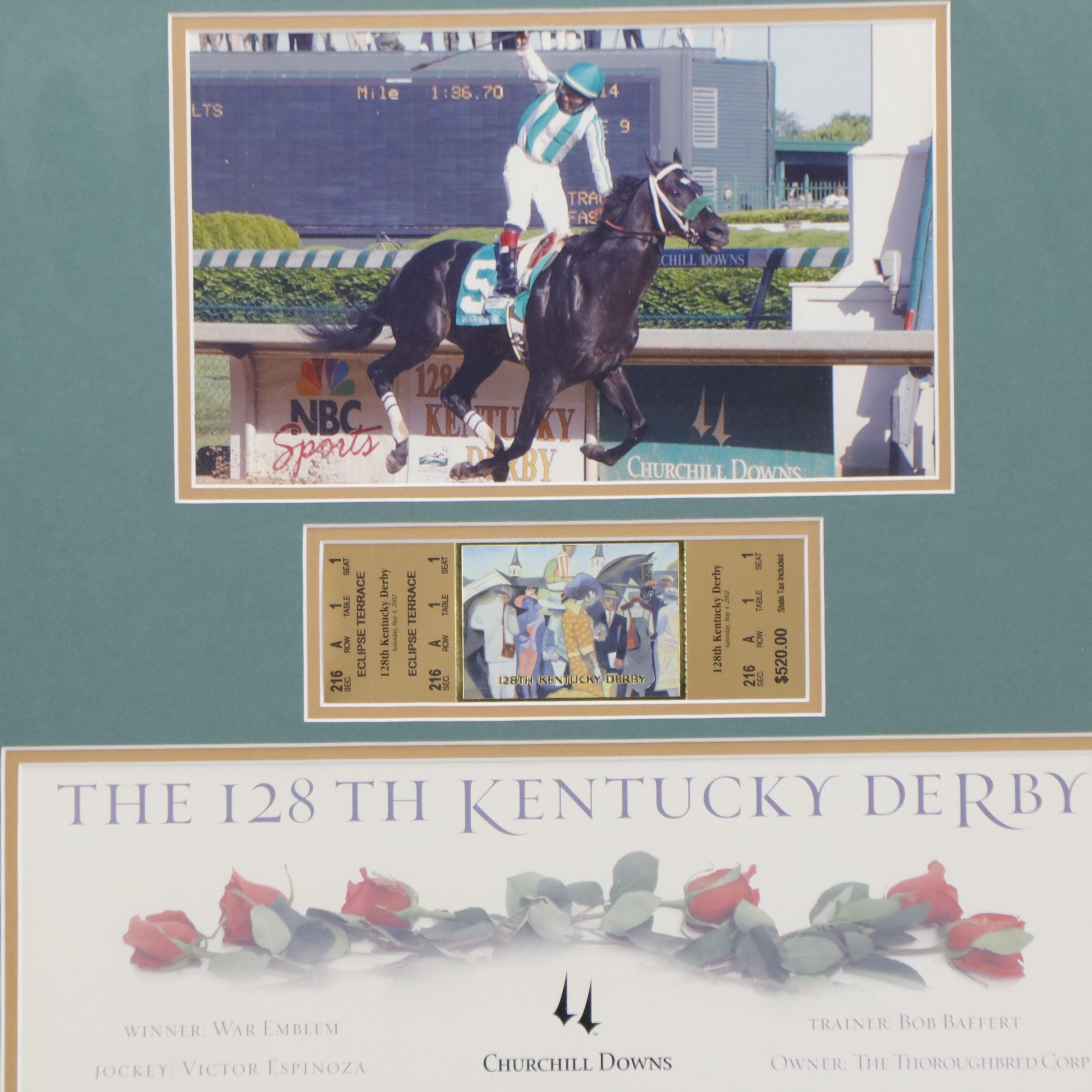 128th Kentucky Derby Winner War Emblem & Espinoza, Stephen Hockensmith, 2002