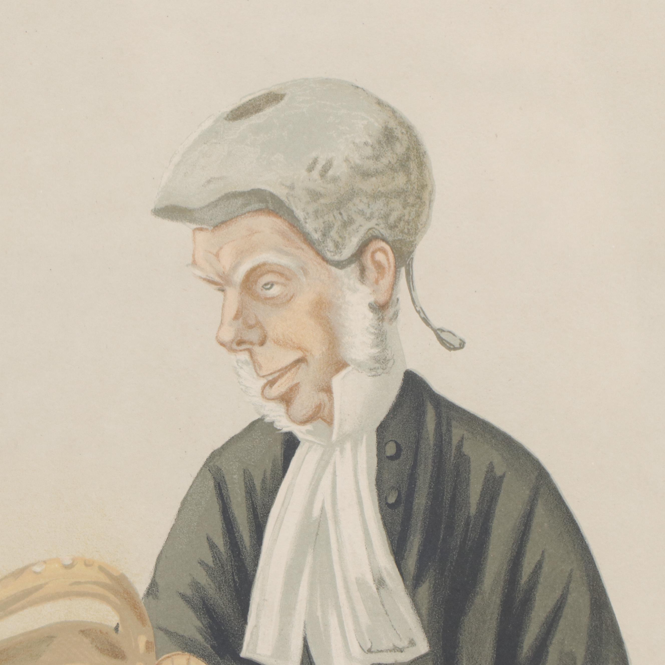 Chromolithographs After Sir Leslie Matthew Ward Including "Bow Street"