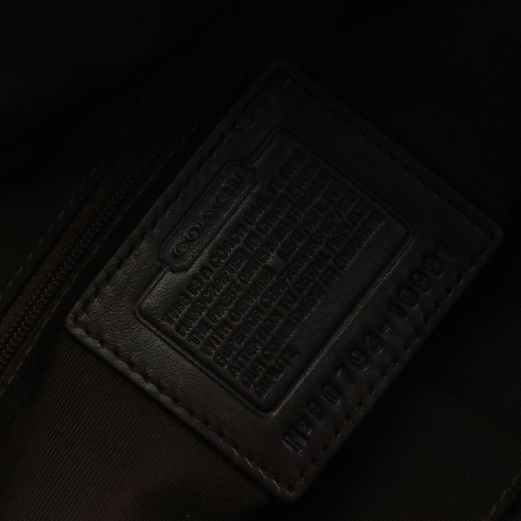 Coach Braided Strap Shoulder Bag and Graphic Crossbody Bag in Signature Canvas