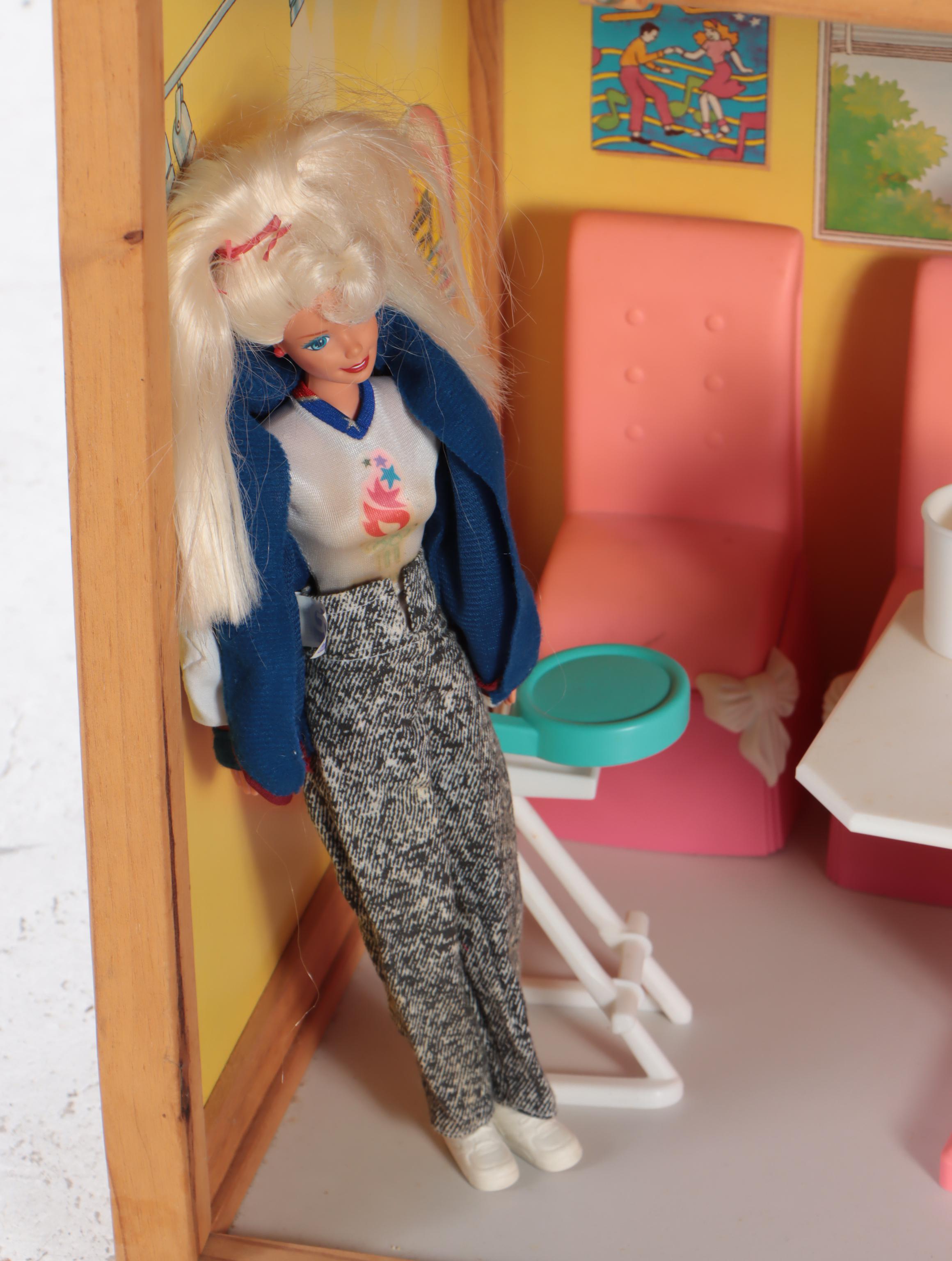 Barbie Dolls with Dollhouse, Furniture and Accessories