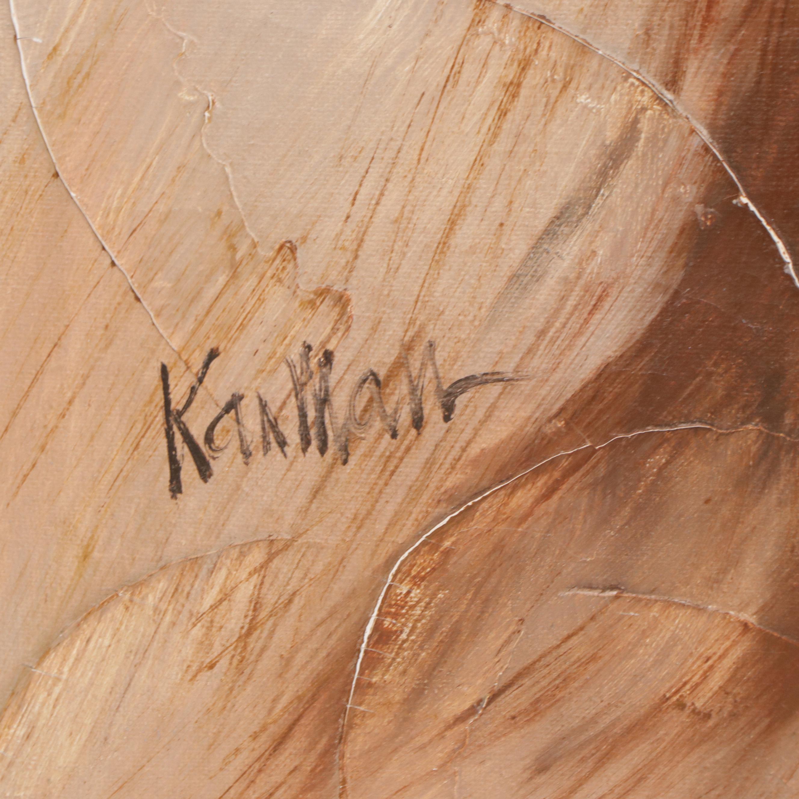 Portrait Oil Painting of Native American Chief