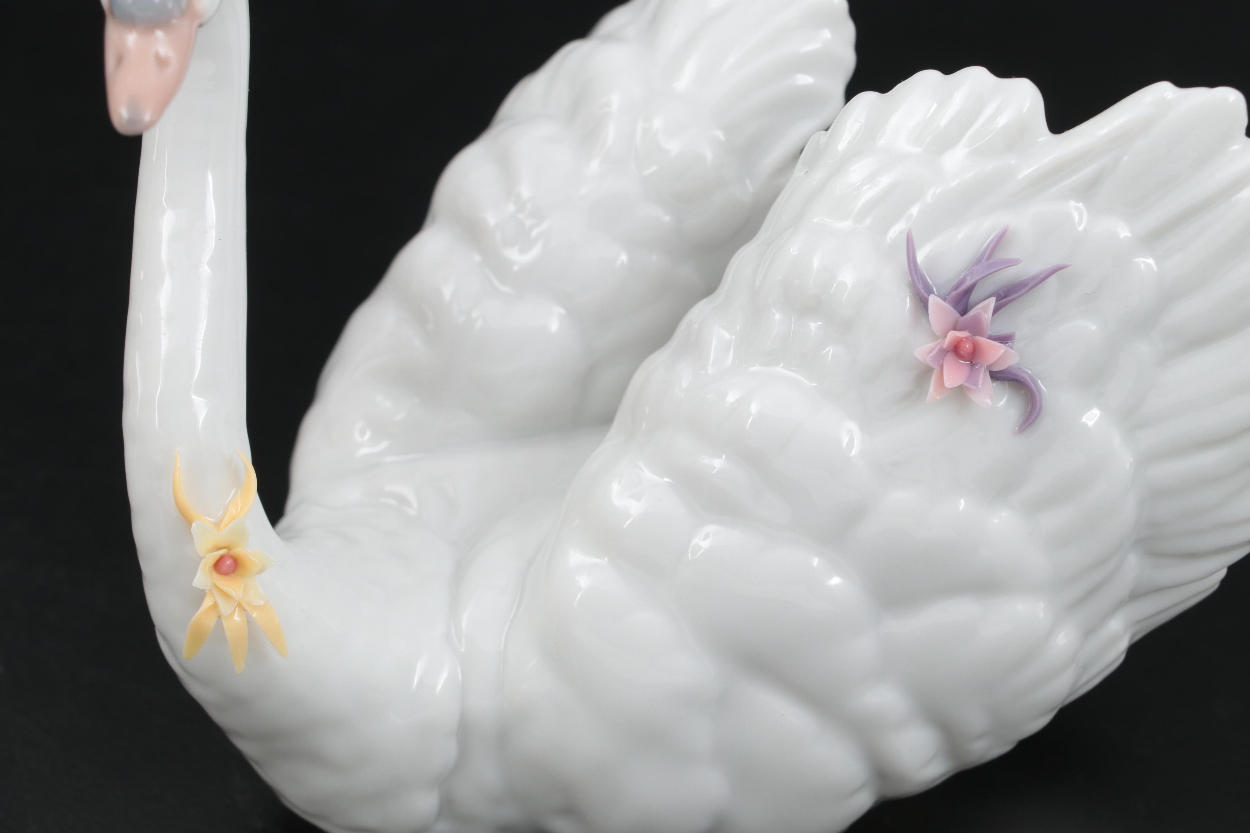 Lladró "Birds Resting" and Other Lladró Porcelain Figurines