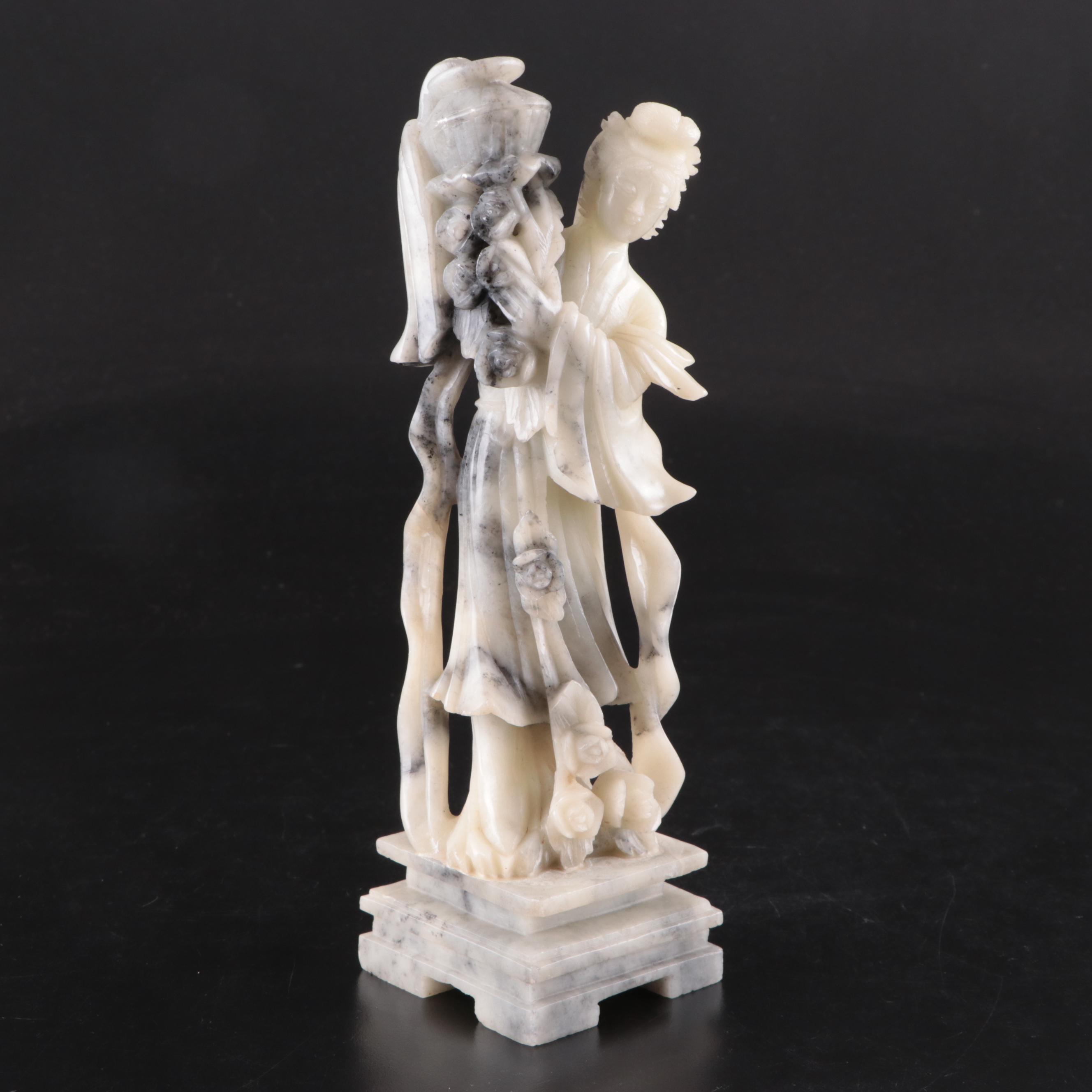 Chinese Carved Soapstone Figurines