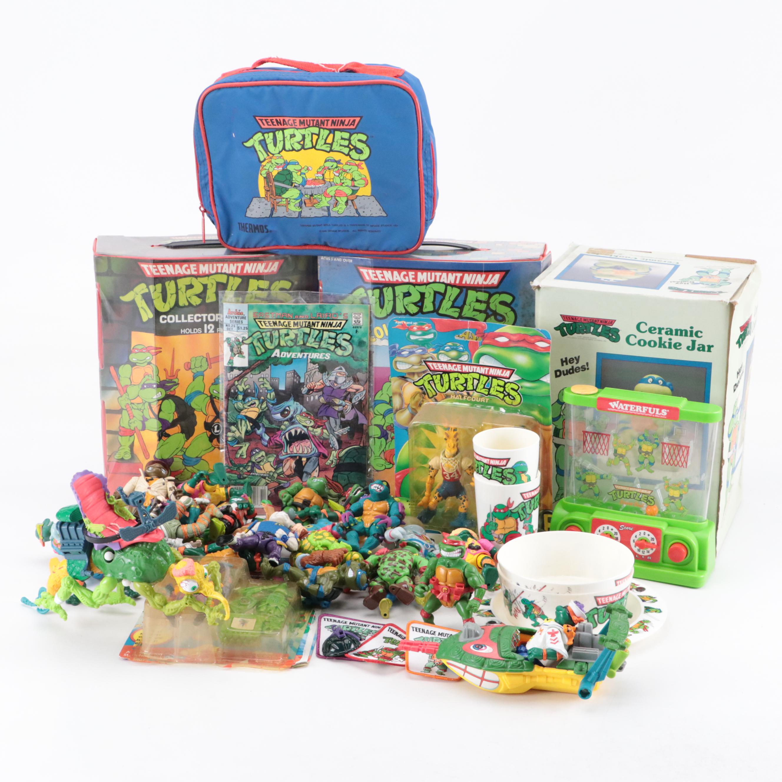 Teenage Mutant Ninja Turtles Action Figures, Collectors Cases, Lunchbox and More