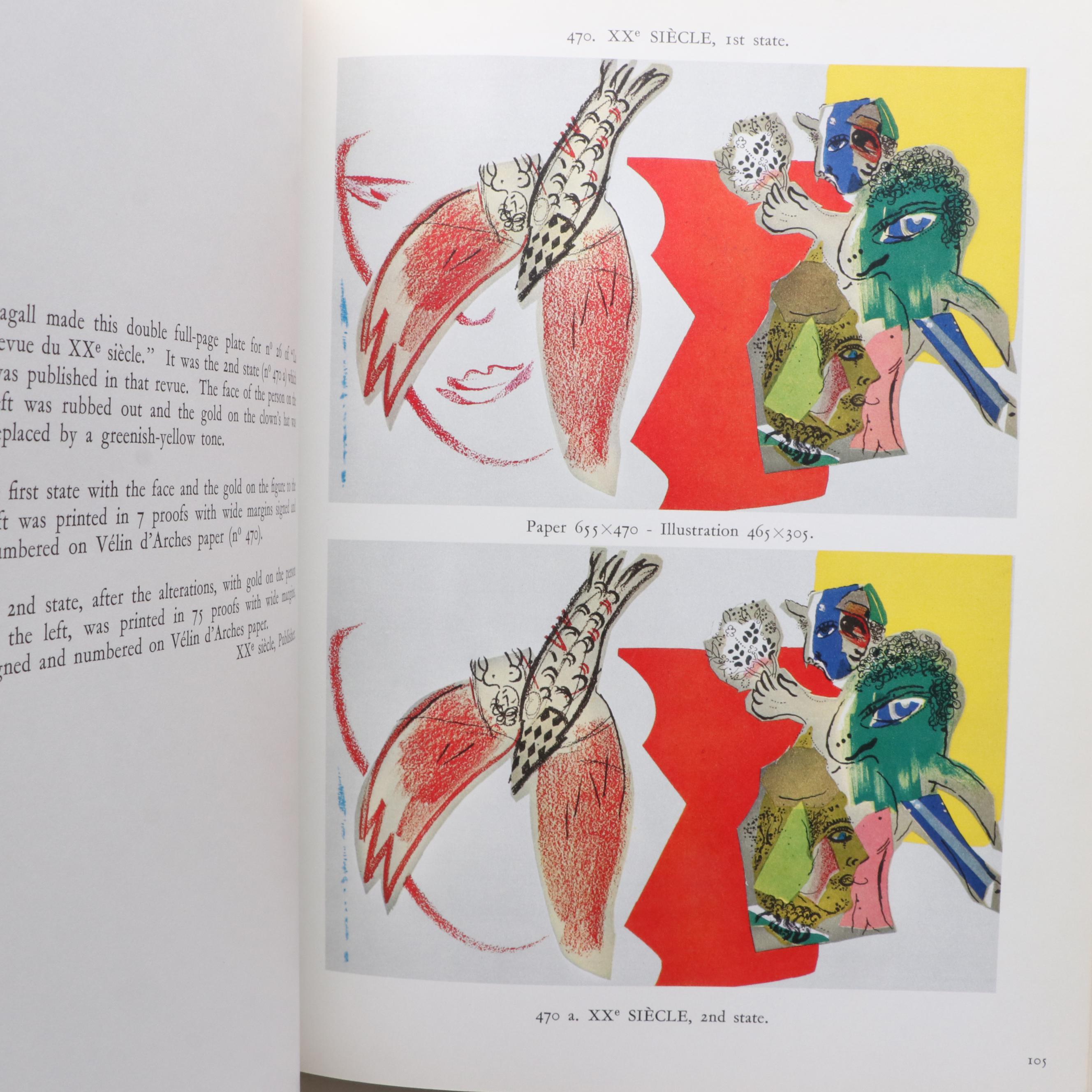 First American Edition "Chagall Lithographs VI" and More Marc Chagall Art Books