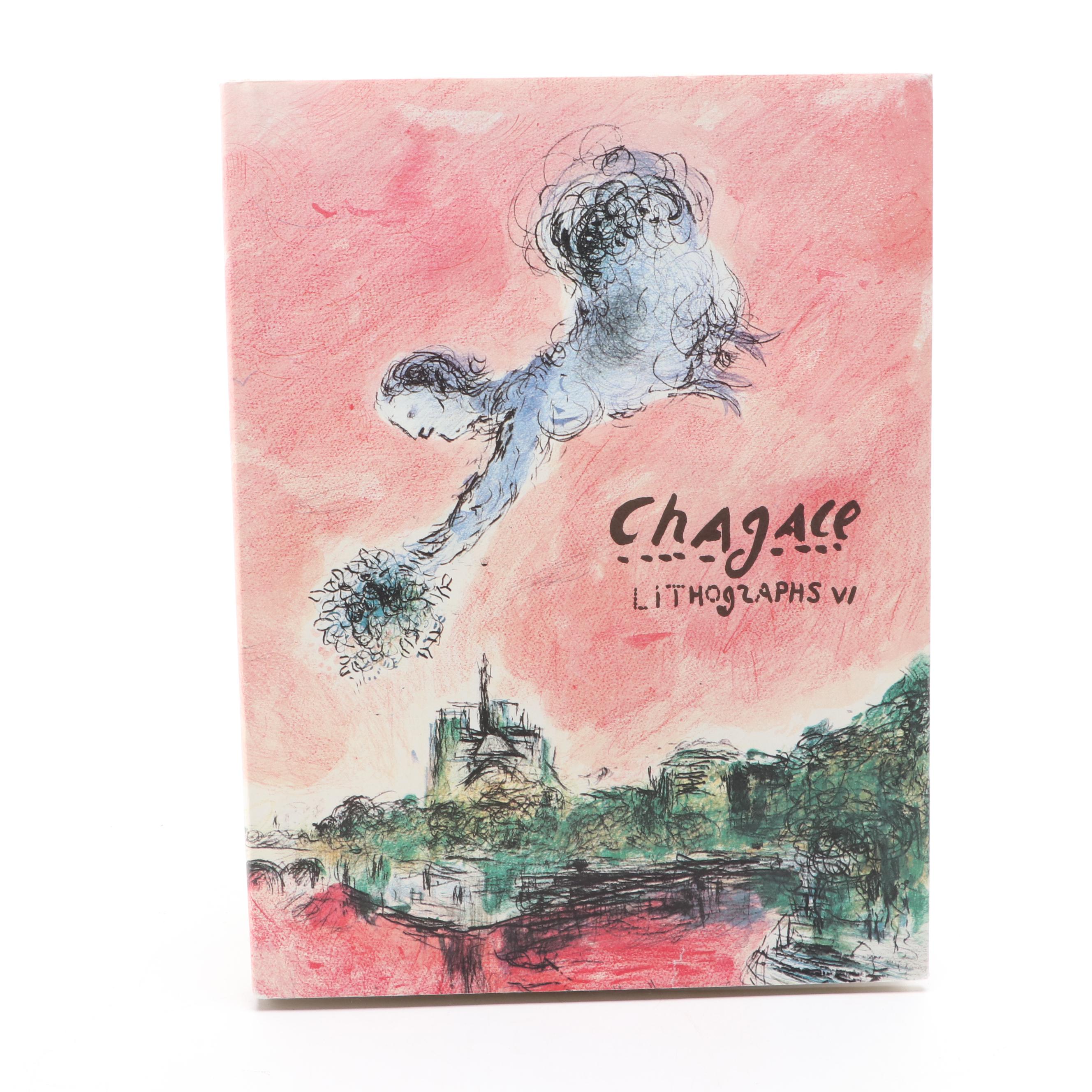 First American Edition "Chagall Lithographs VI" and More Marc Chagall Art Books