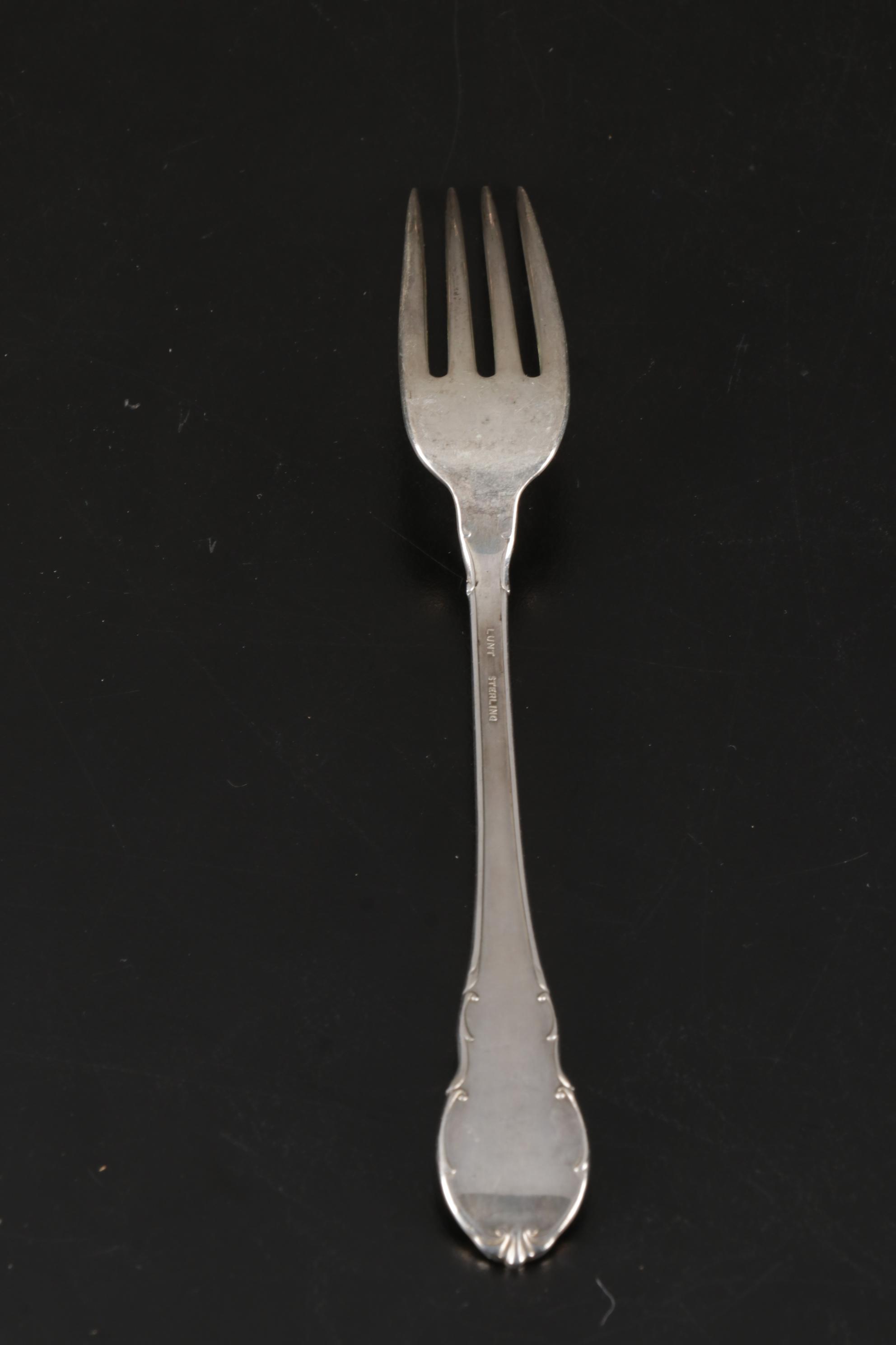 Lunt Silversmiths Sterling "Modern Victorian" Flatware, 1941-2011