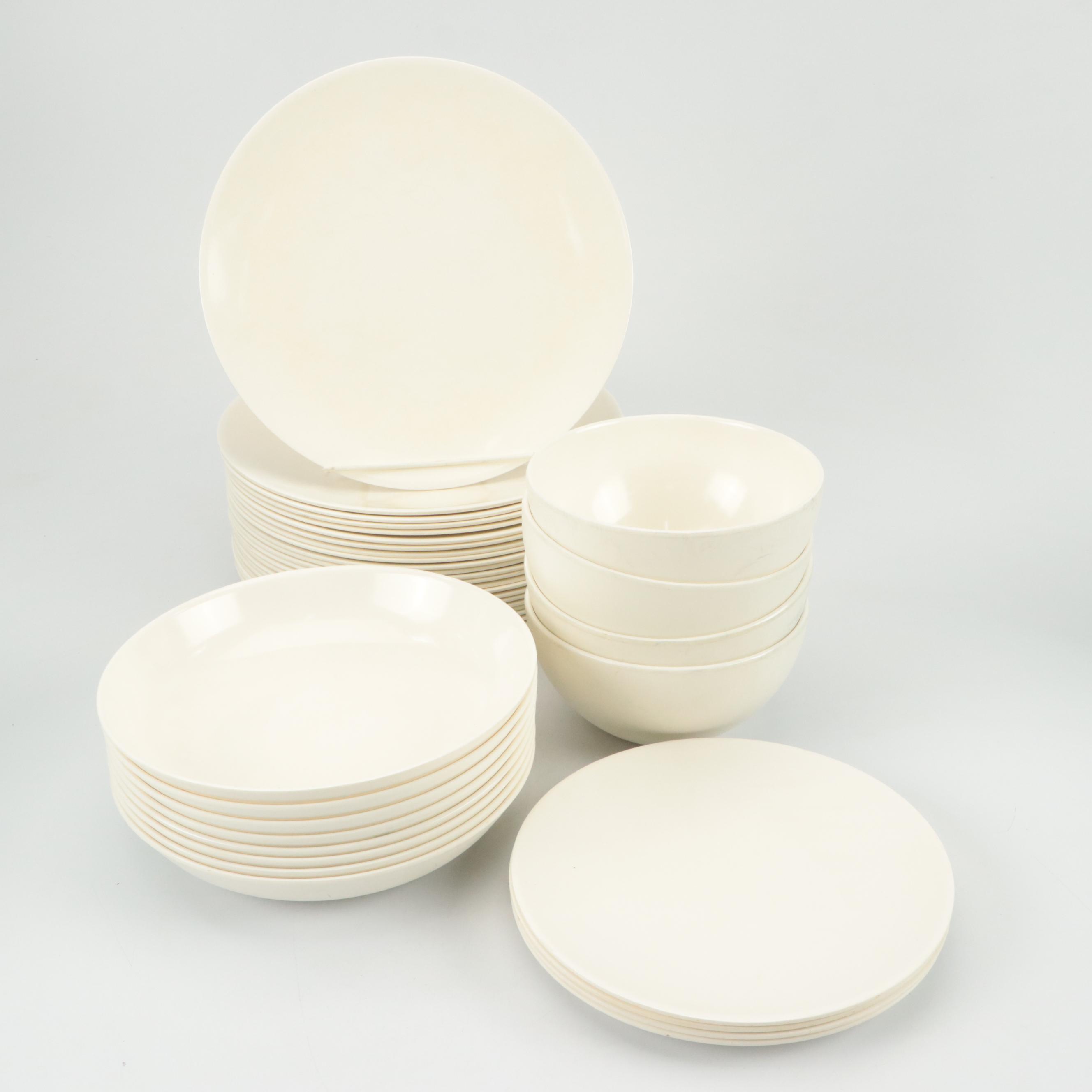 Q Squared Melamine Plates and Bowls