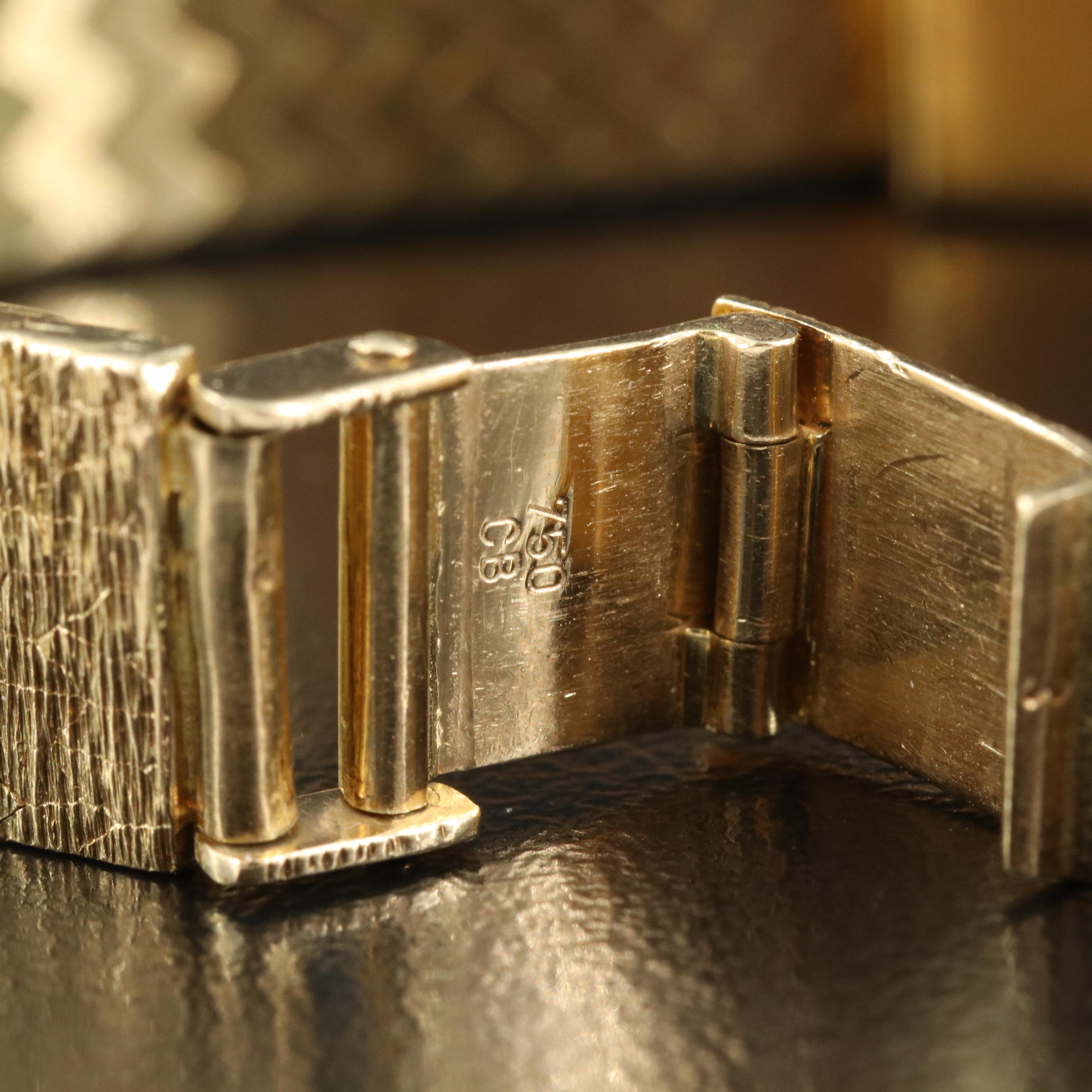 Vintage Rolex Precision 18K Diamond Watch