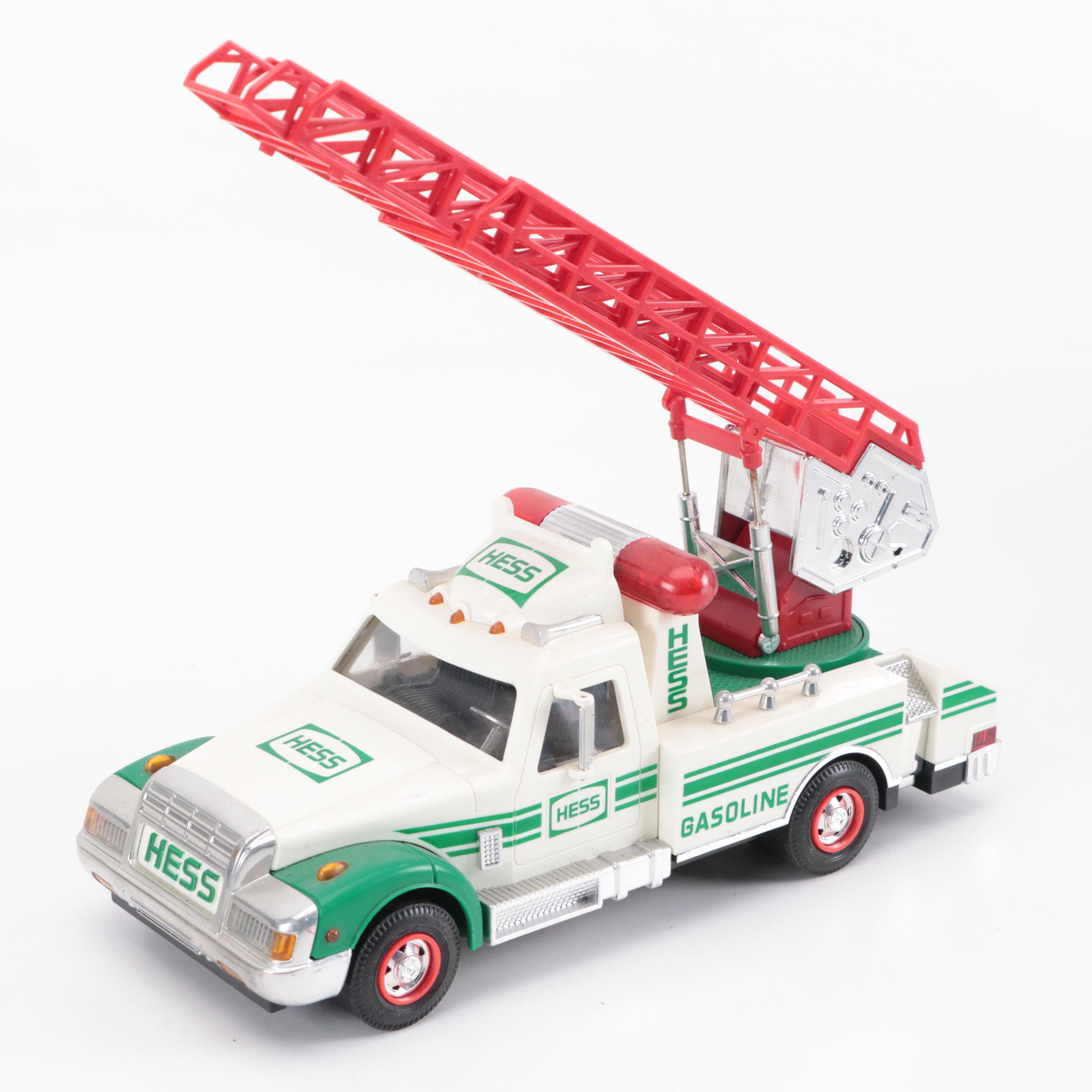 Hess Gasoline Tanker Trucks and Emergency Diecast Vehicles