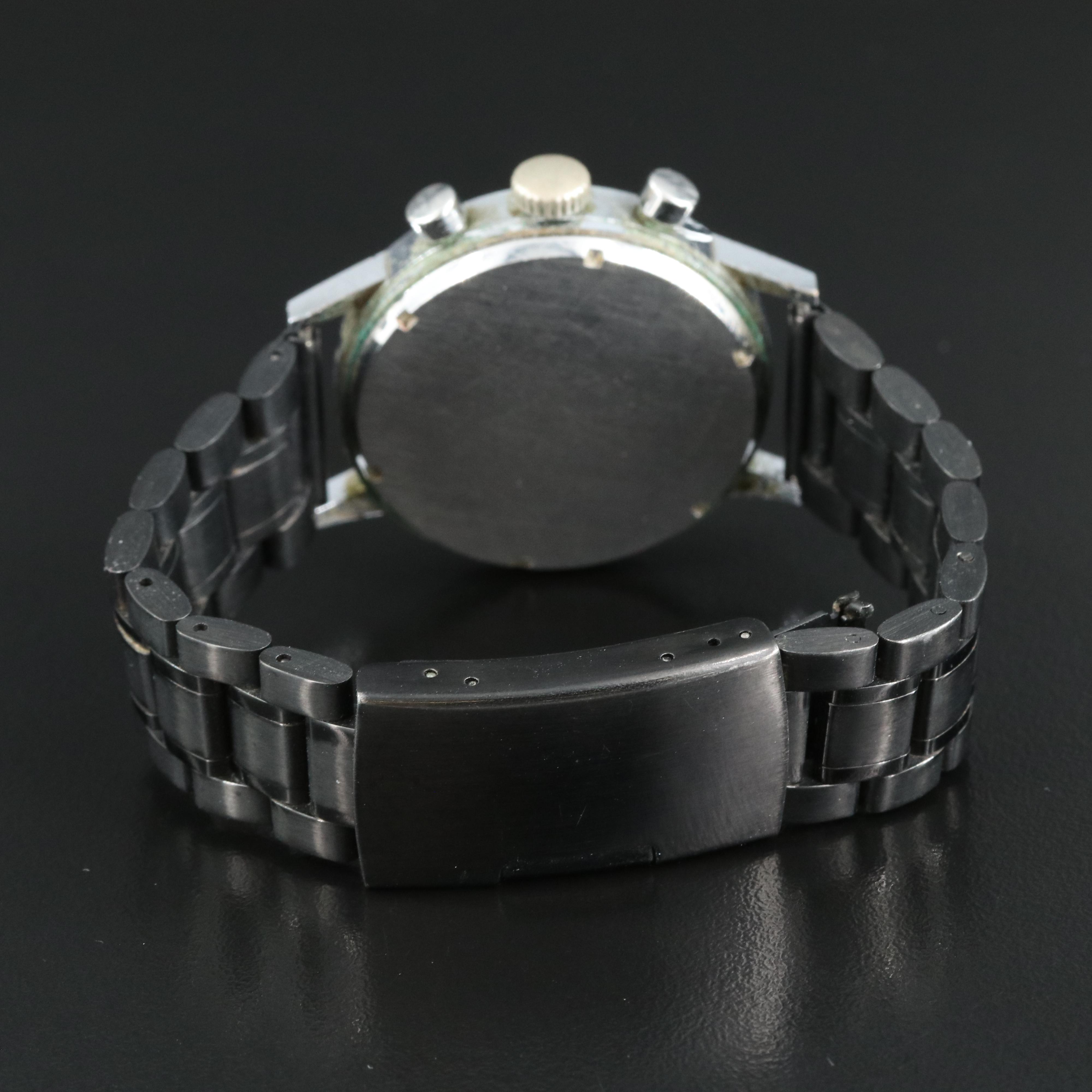 Vintage Zodiac Panda Dial Chronograph Watch