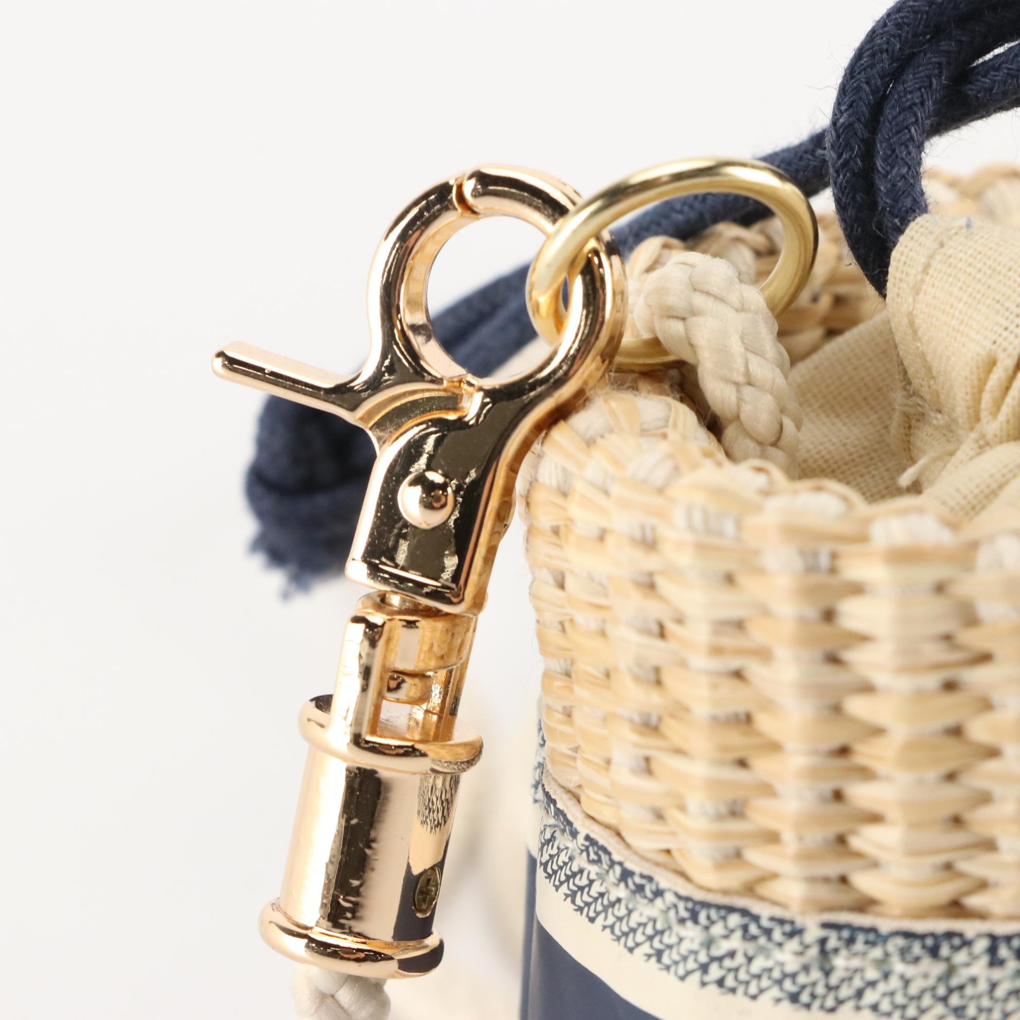 Christian Dior Beauty Small Drawstring Pouch Crossbody with Braided Rope Cord