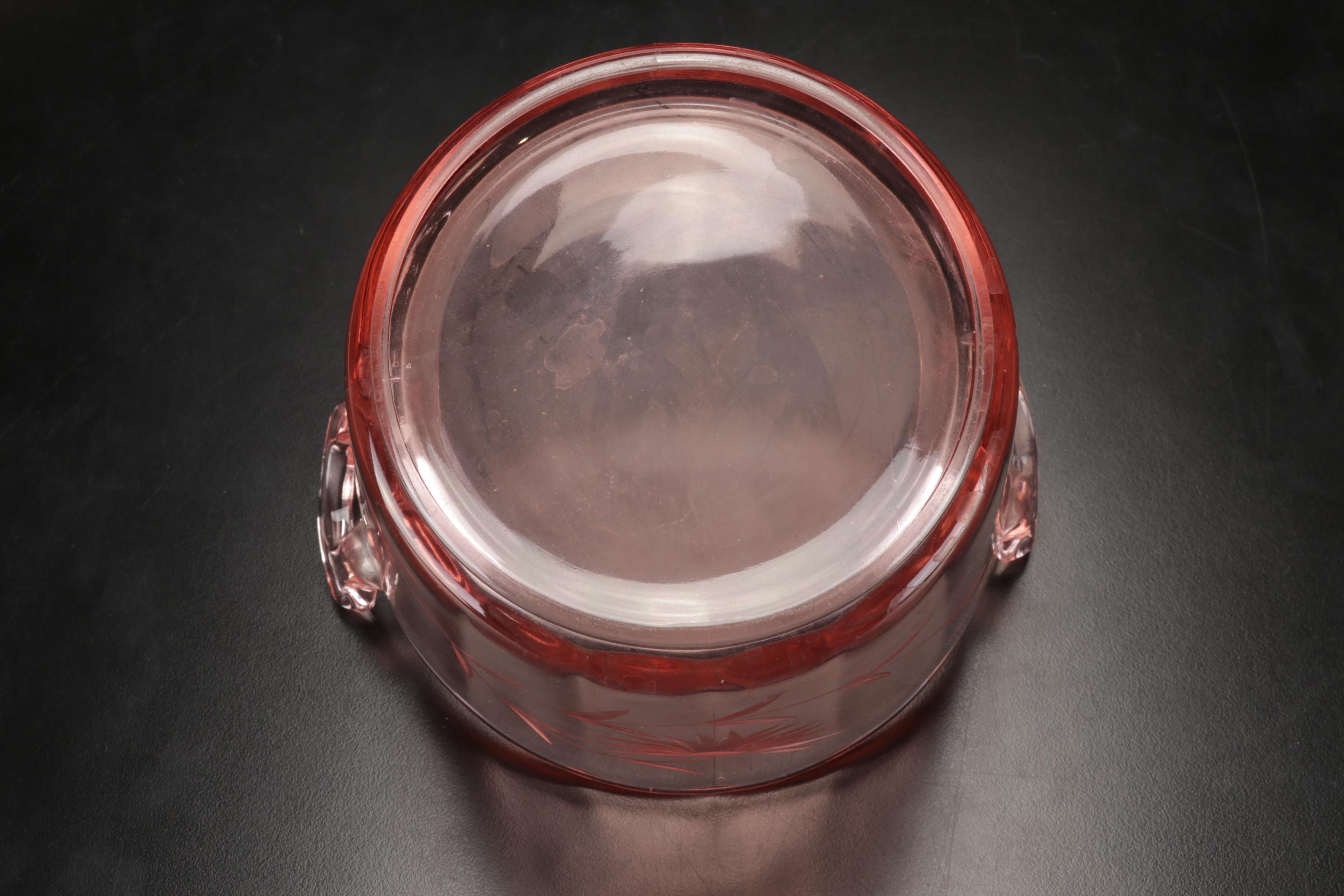 F. Winkle & Co. "Dart" Vase and Cup, Manning Bowman Teapot and Pink Tableware