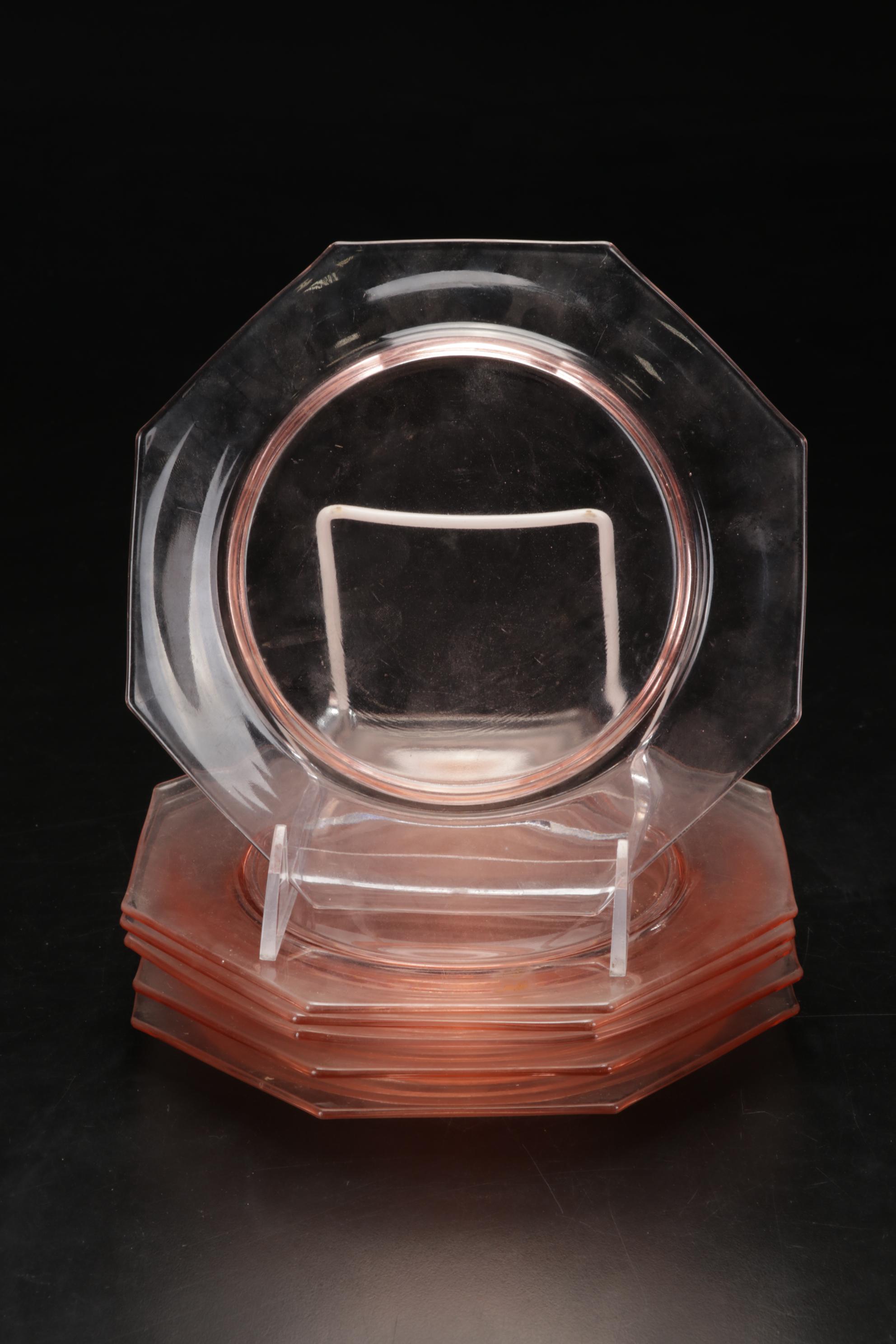 F. Winkle & Co. "Dart" Vase and Cup, Manning Bowman Teapot and Pink Tableware