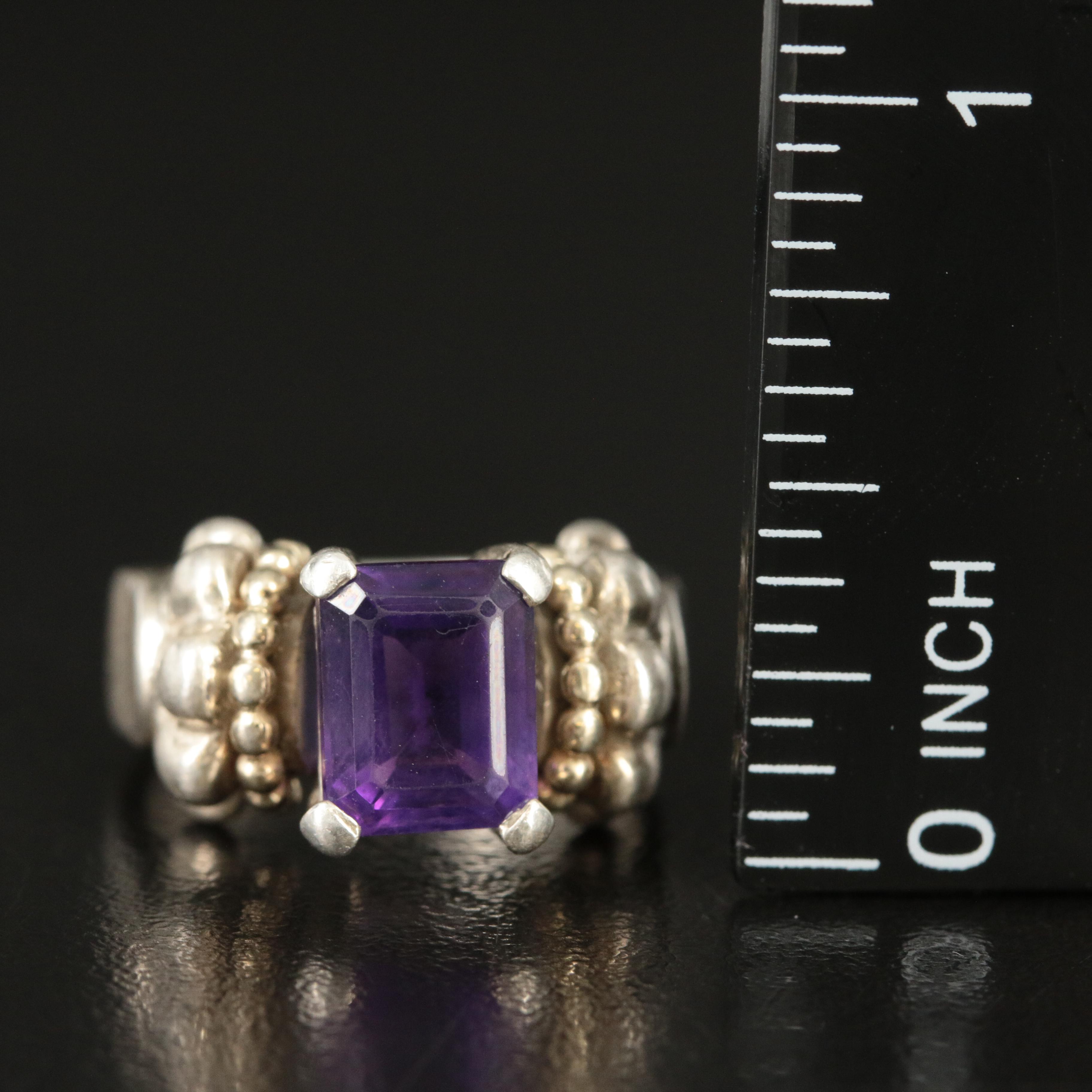 Caviar by Lagos "Glacier" Sterling and 18K Ring