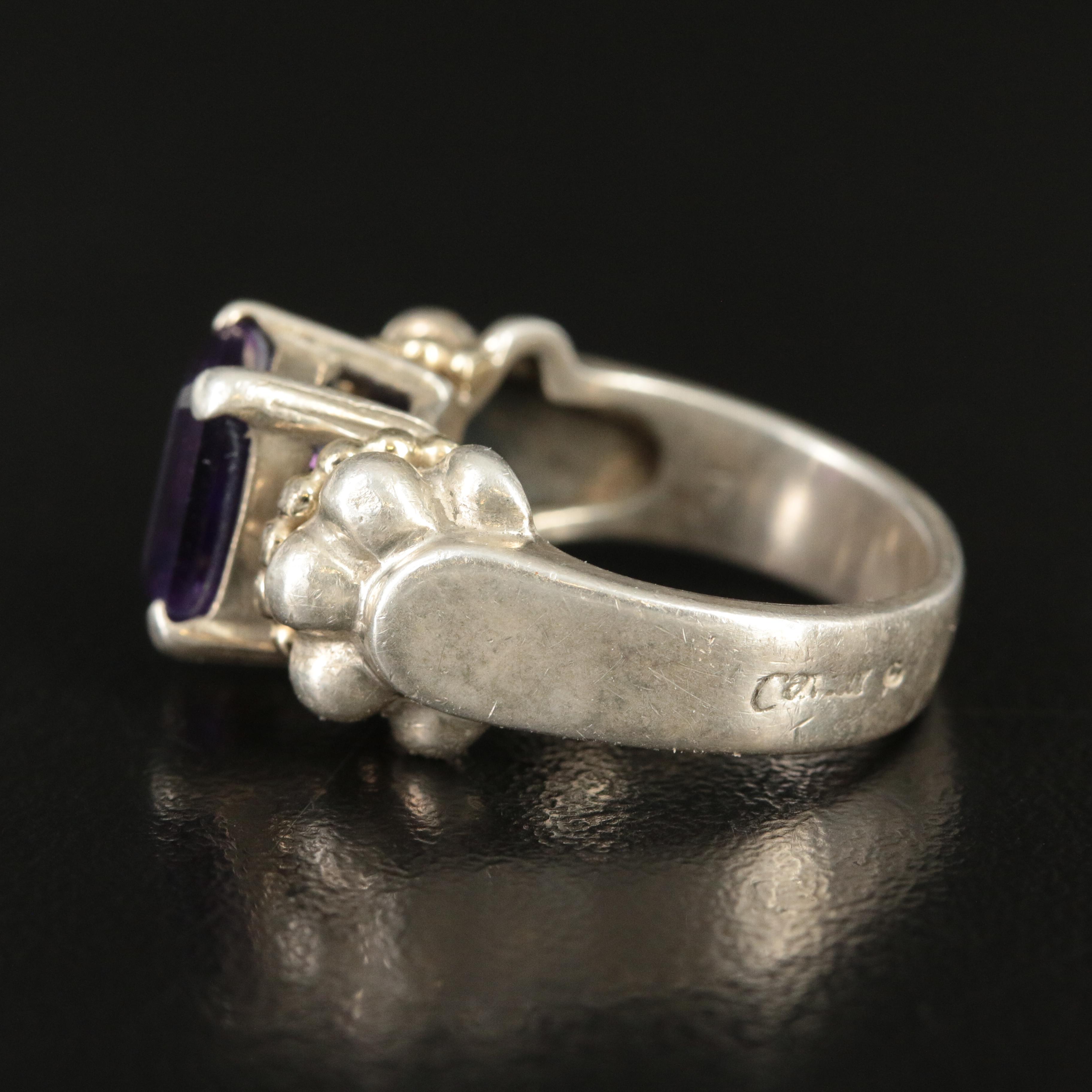 Caviar by Lagos "Glacier" Sterling and 18K Ring