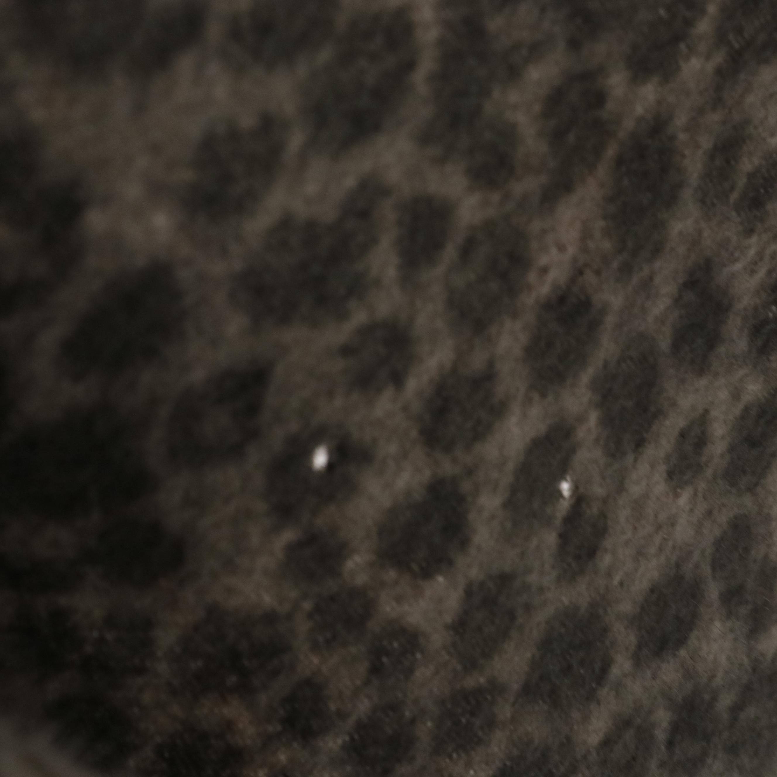 Reversible Cashmere Print Scarf Wrap with Rabbit Fur Trim