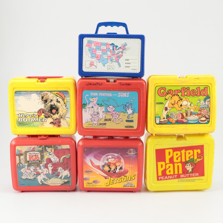 101 Dalmatians, Here's Boomer, Garfield with Other Lunchboxes and Thermoses