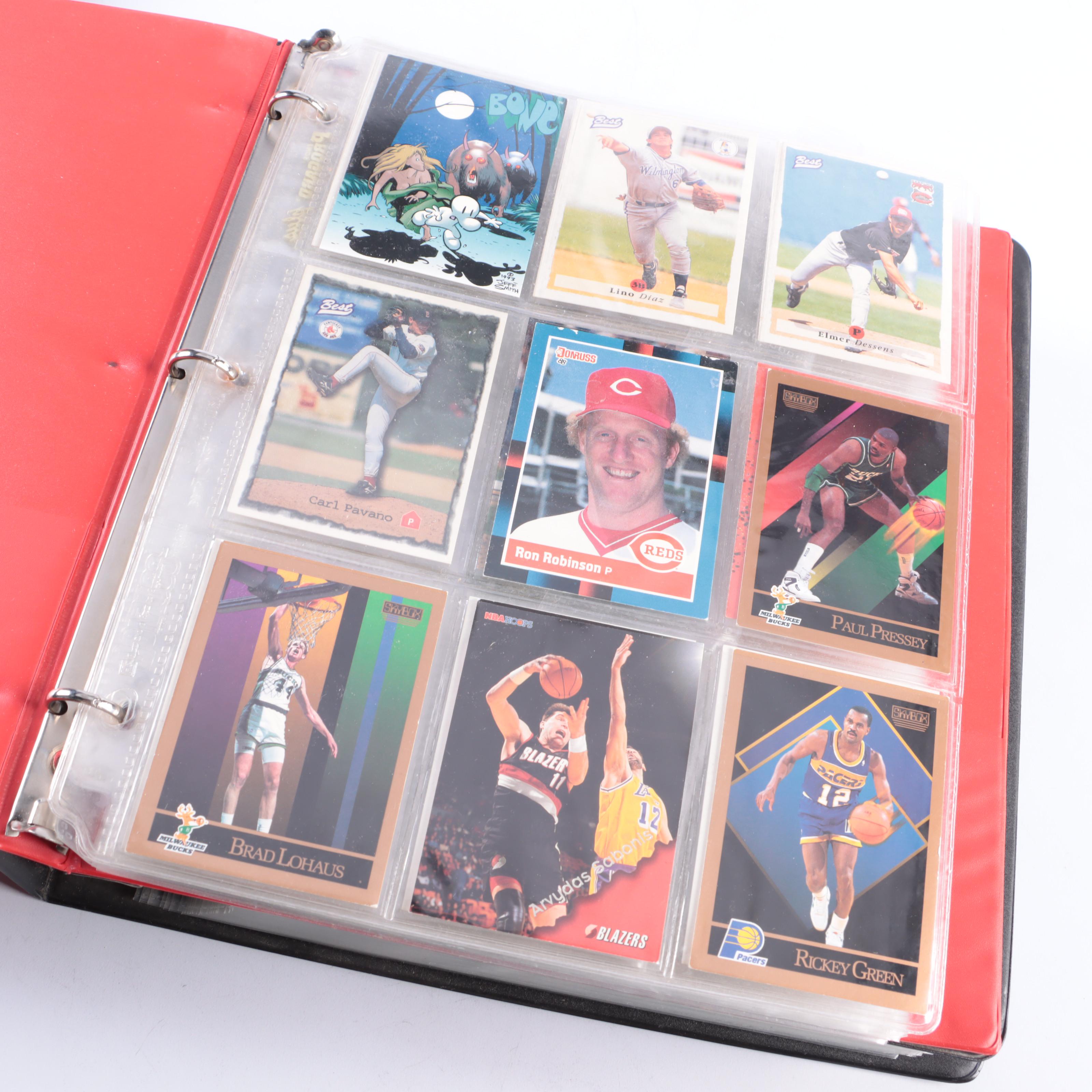 Fleer with Other Baseball Cards Featuring Frank Thomas and More, 1990s–2000s