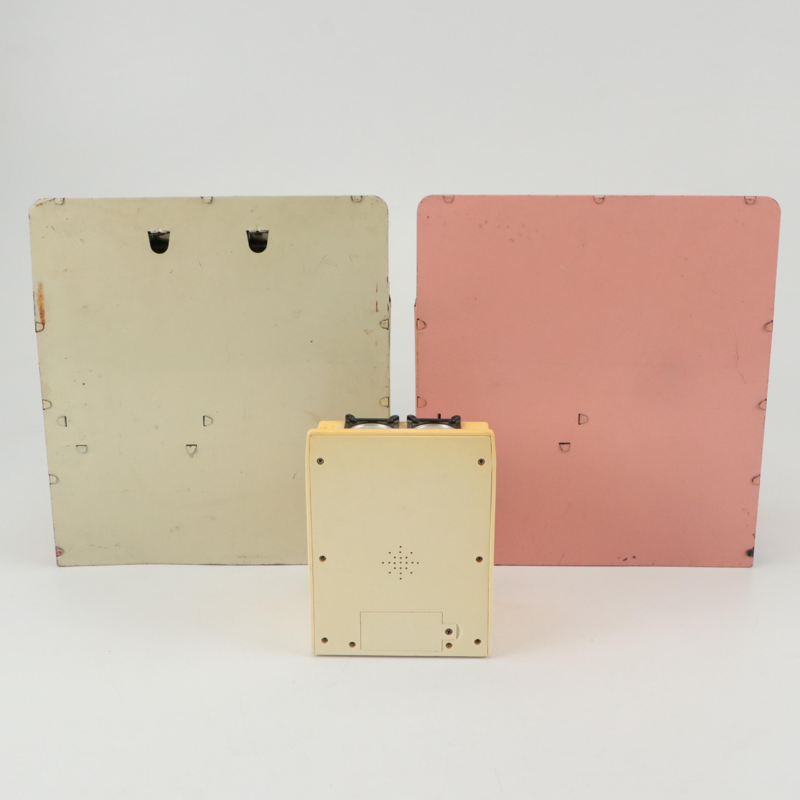 Wolverine Tin Litho Toy Range Ovens with Other Metal and Plastic Toy Kitchenalia