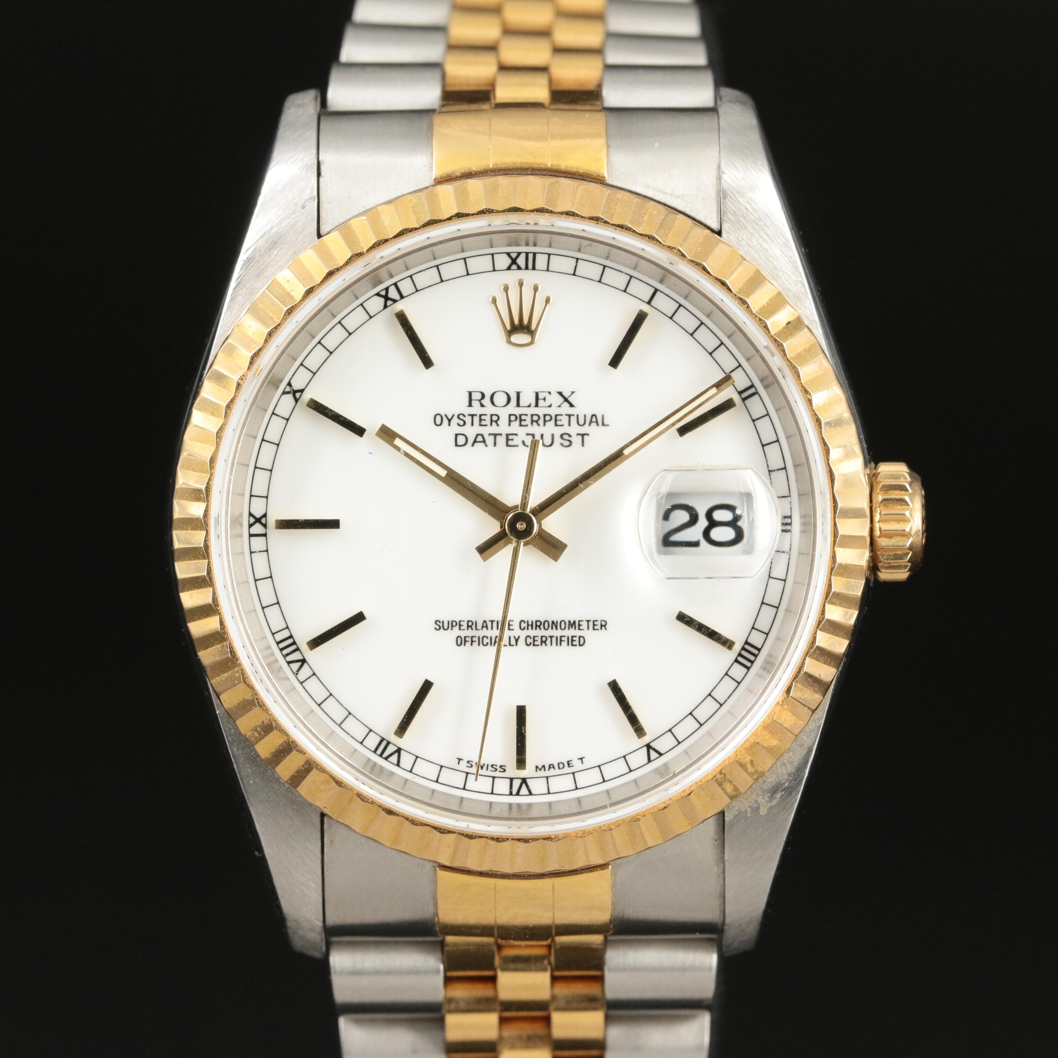 1996 Rolex Oyster Perpetual Datejust Watch