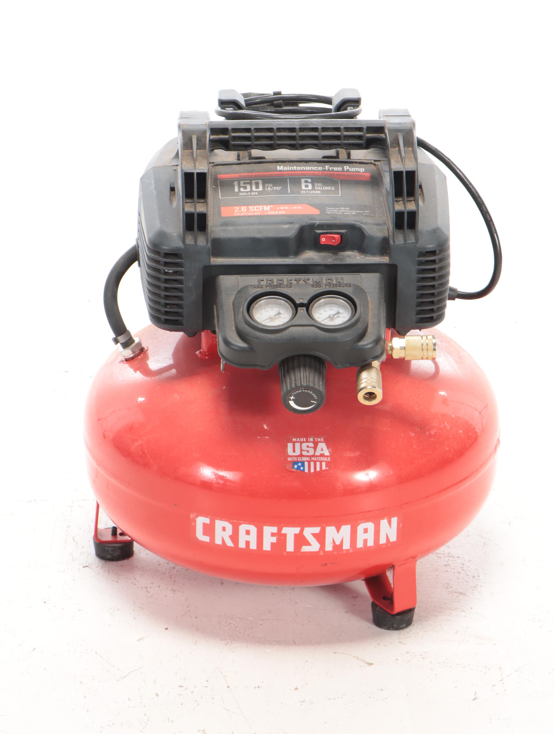 Craftsman 150 PSI 6 Gallon Electric Pancake Air Compressor