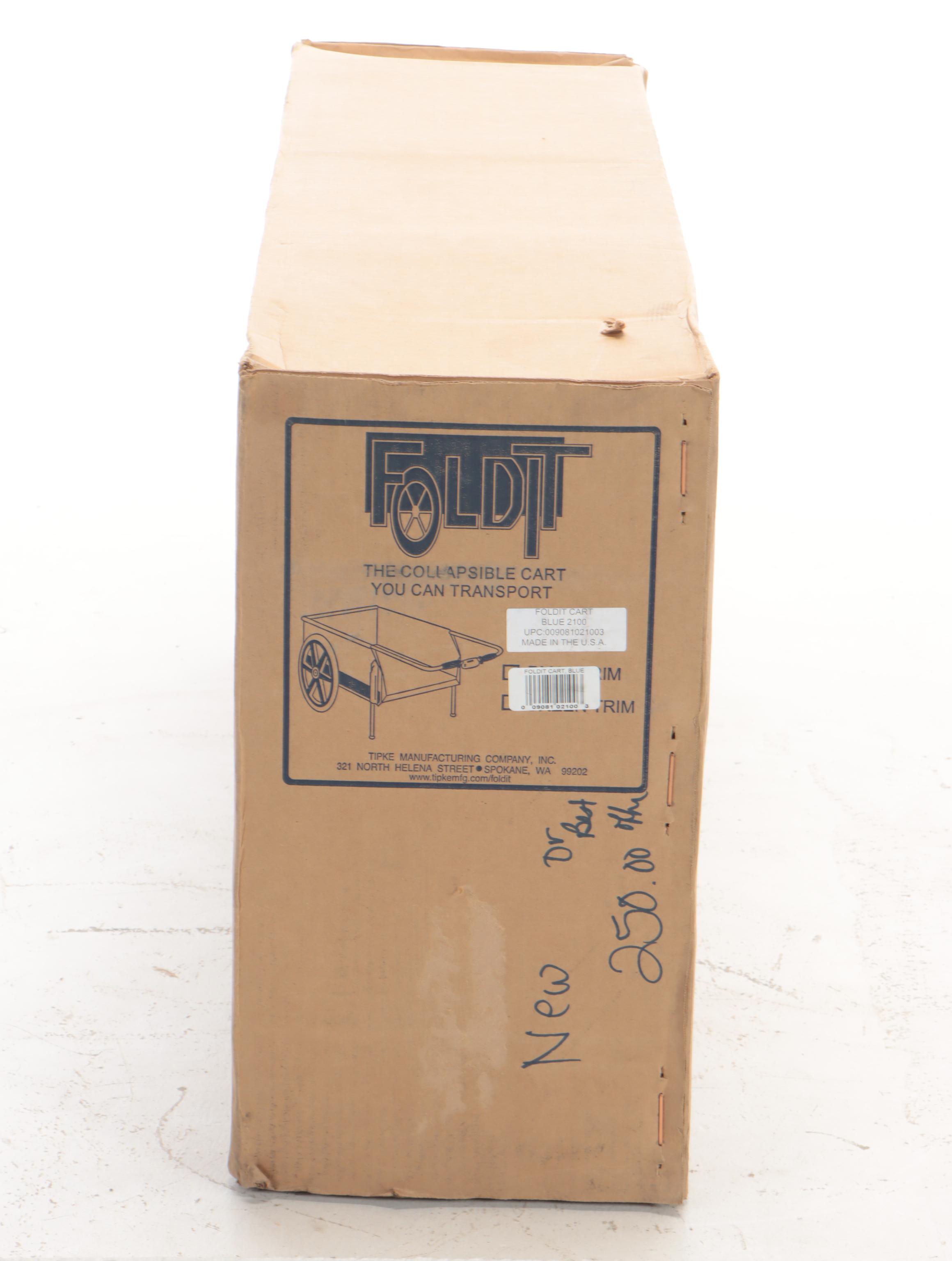 Tipke Mfg. Foldit Collapsible Folding Utility Cart EBTH