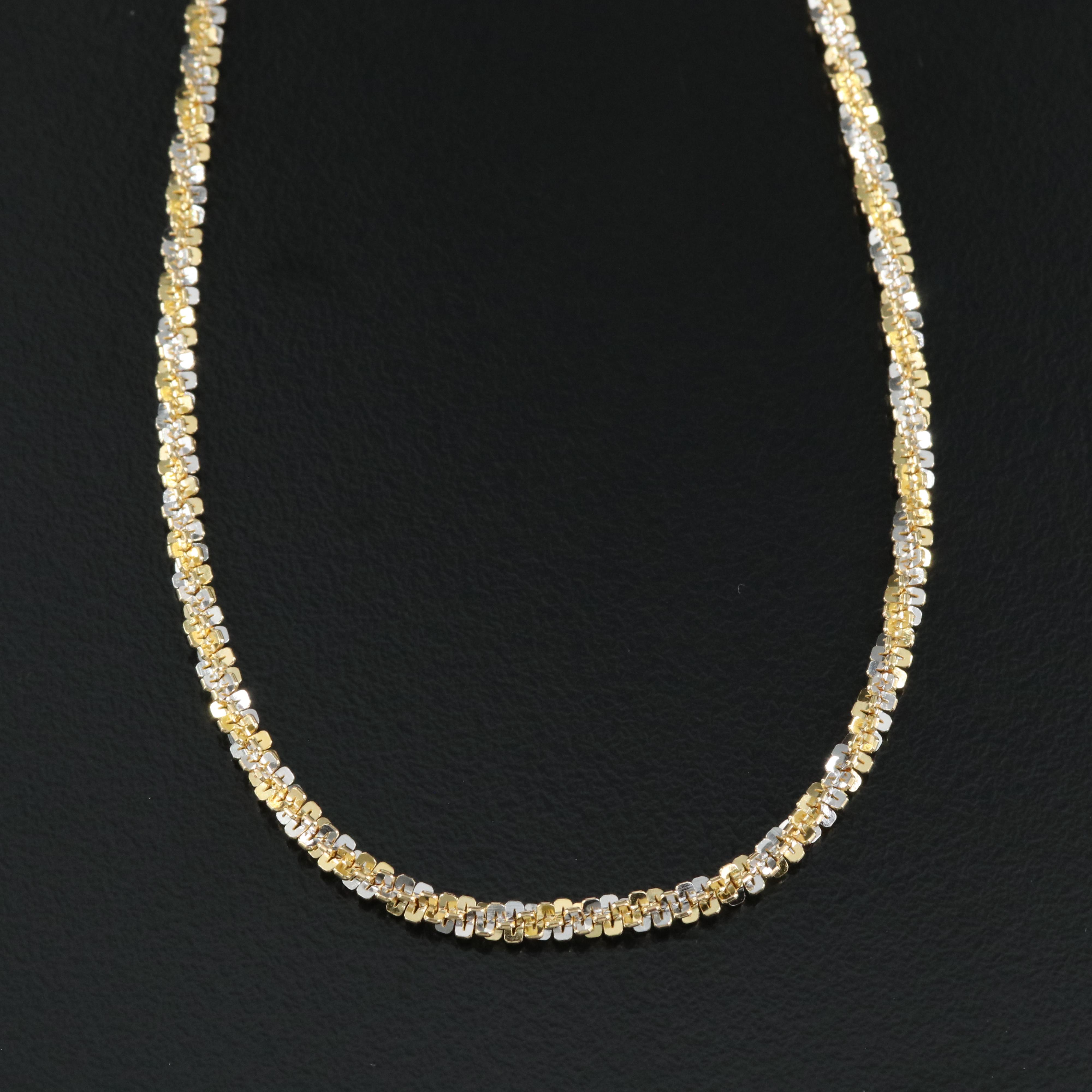 14K Sparkle Chain Necklace