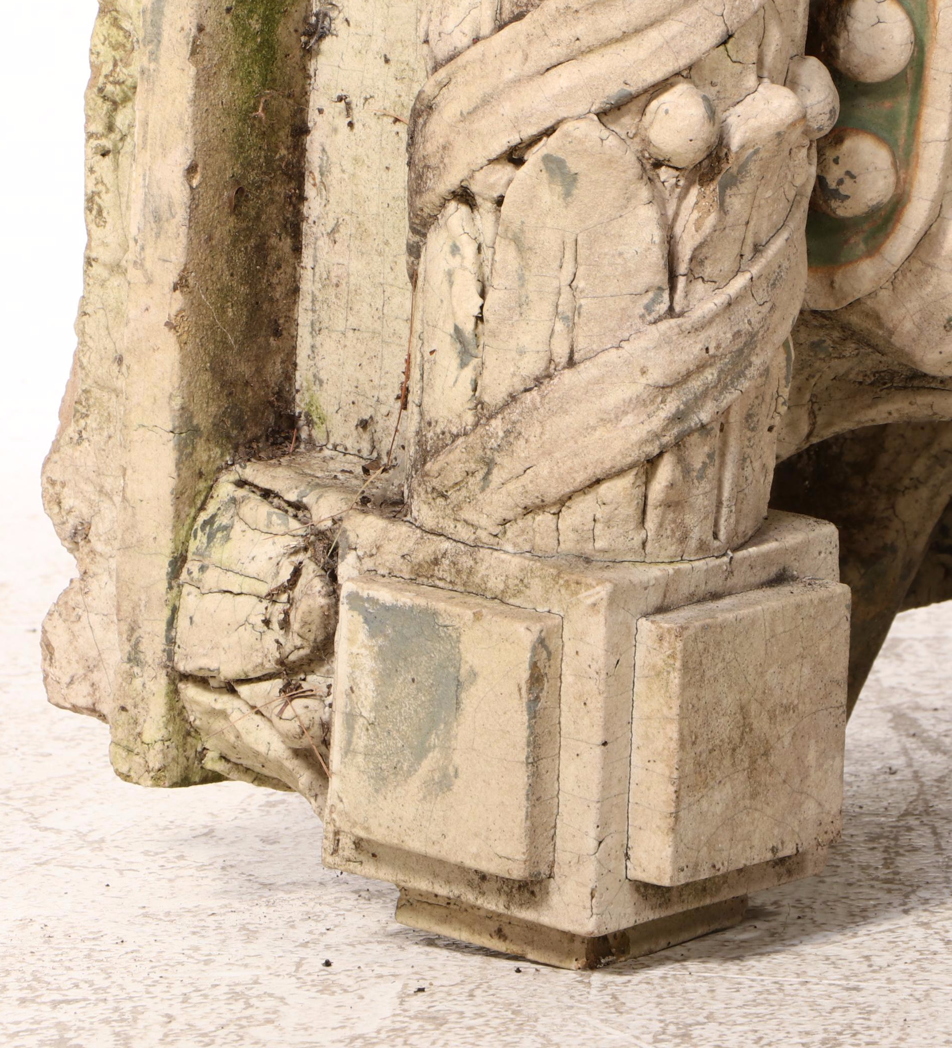 Cast Concrete Gargoyle Face Downspout Covers EBTH