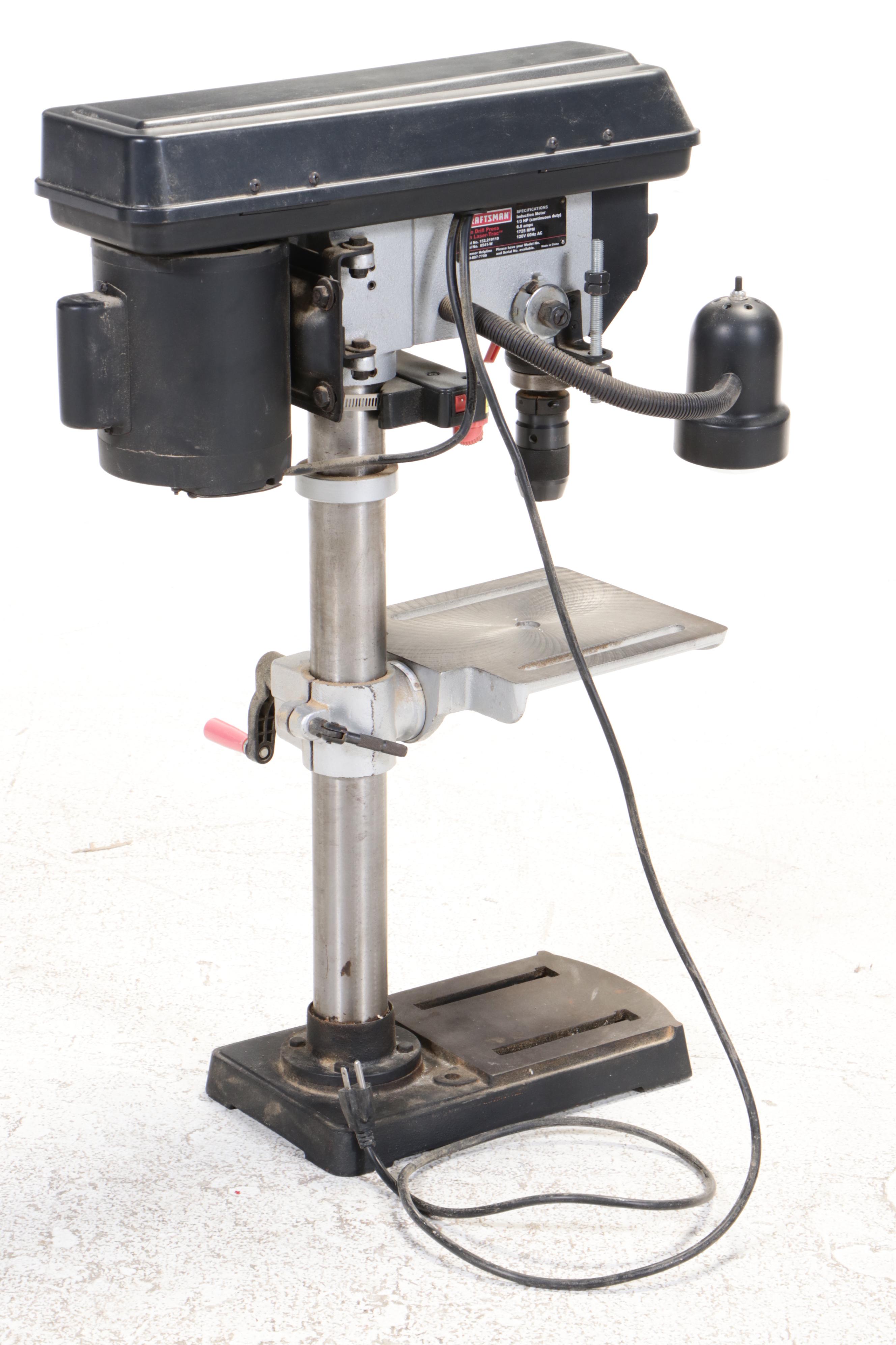 Craftsman "Model 152219110" 12" Drill Press with LaserTrac EBTH