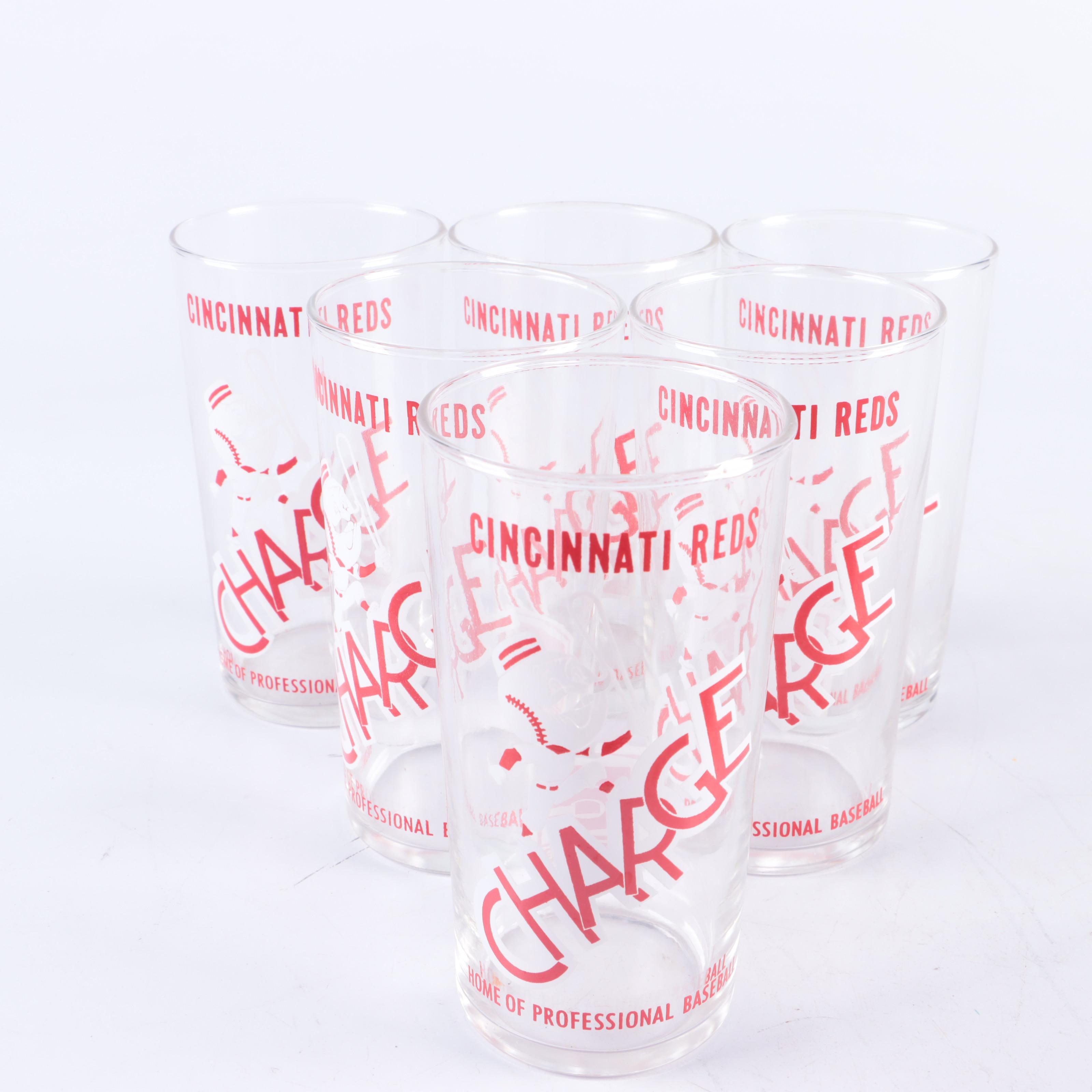 Cincinnati Reds and Bengals Trading Cards, Pins, Charge Glasses, and More