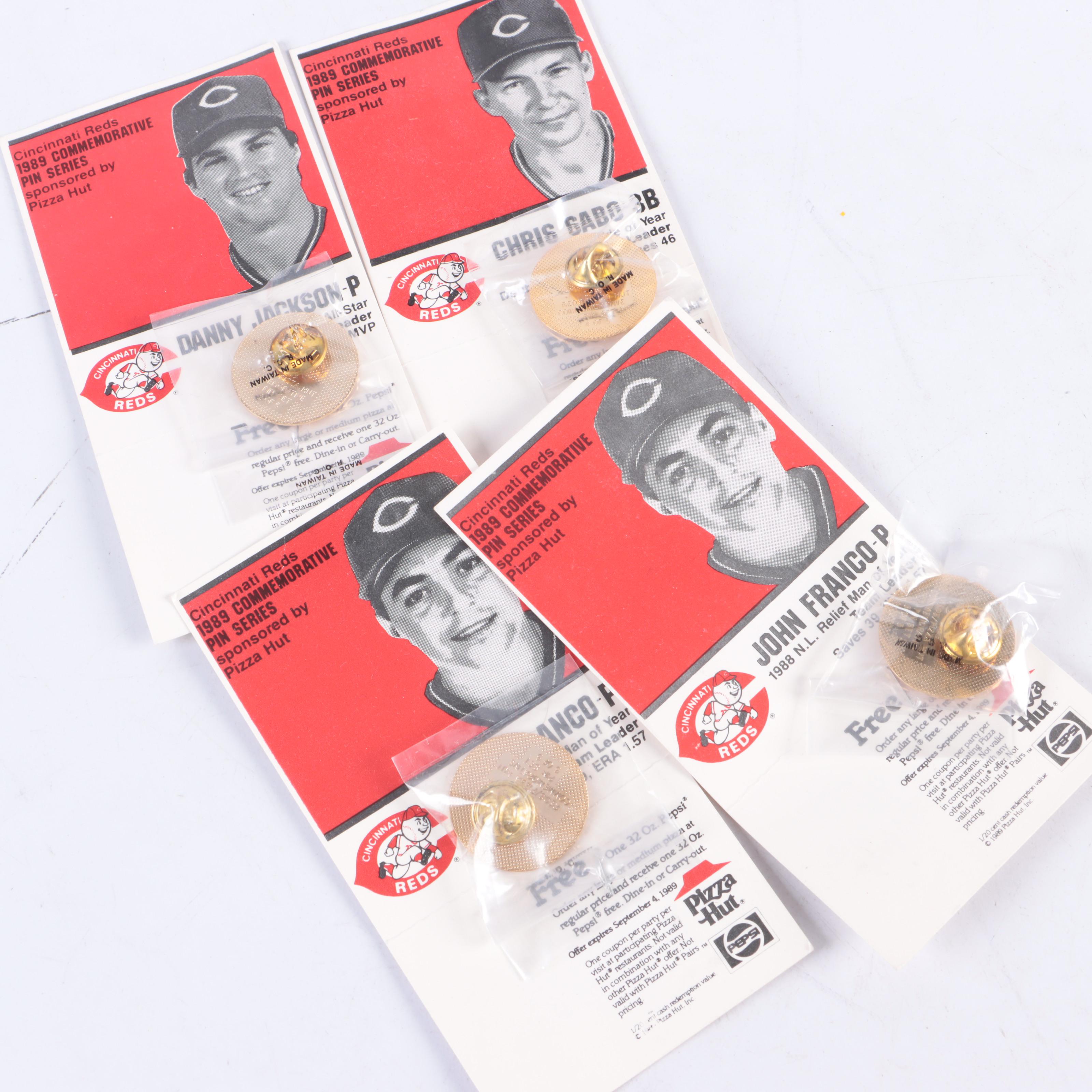 Cincinnati Reds and Bengals Trading Cards, Pins, Charge Glasses, and More