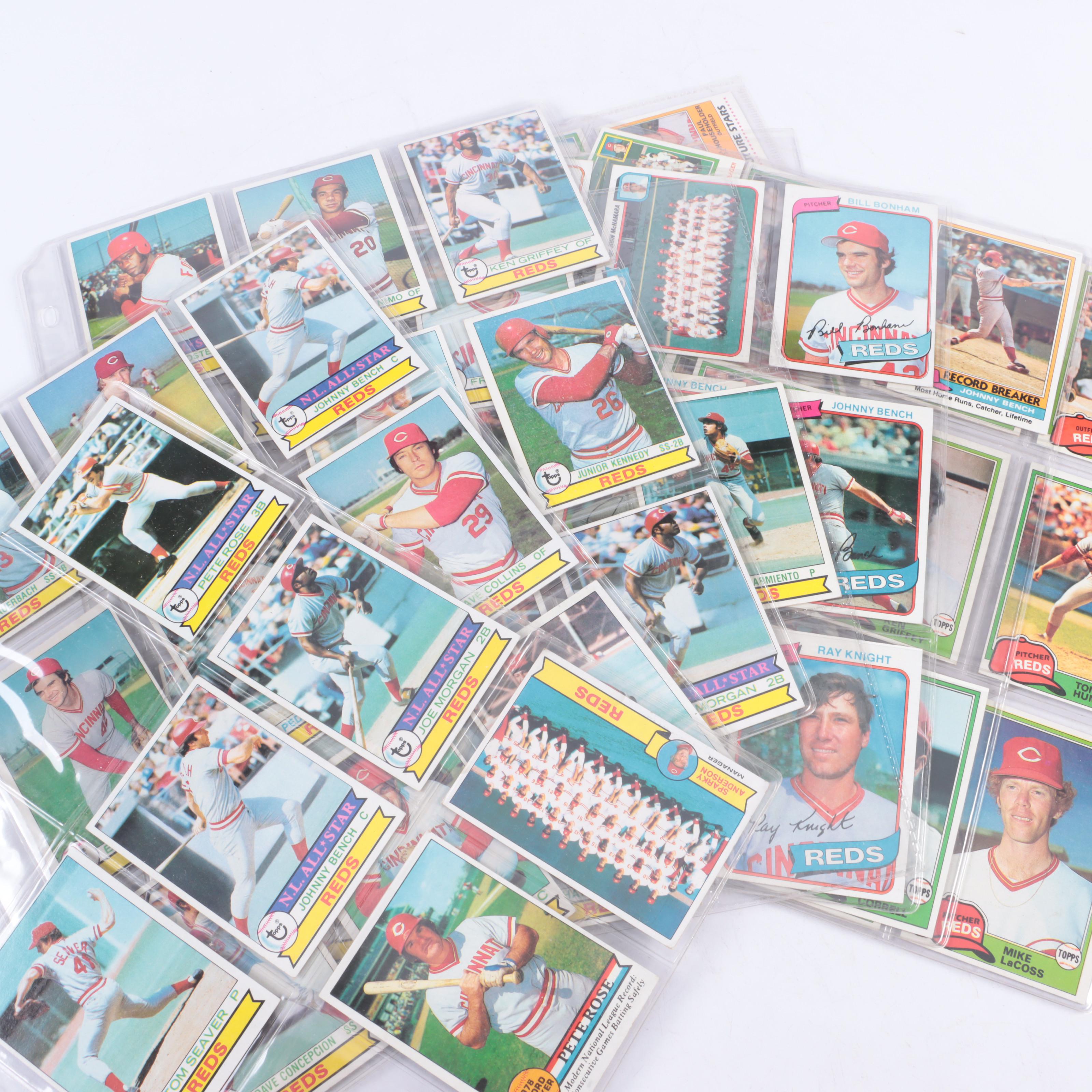 Cincinnati Reds and Bengals Trading Cards, Pins, Charge Glasses, and More