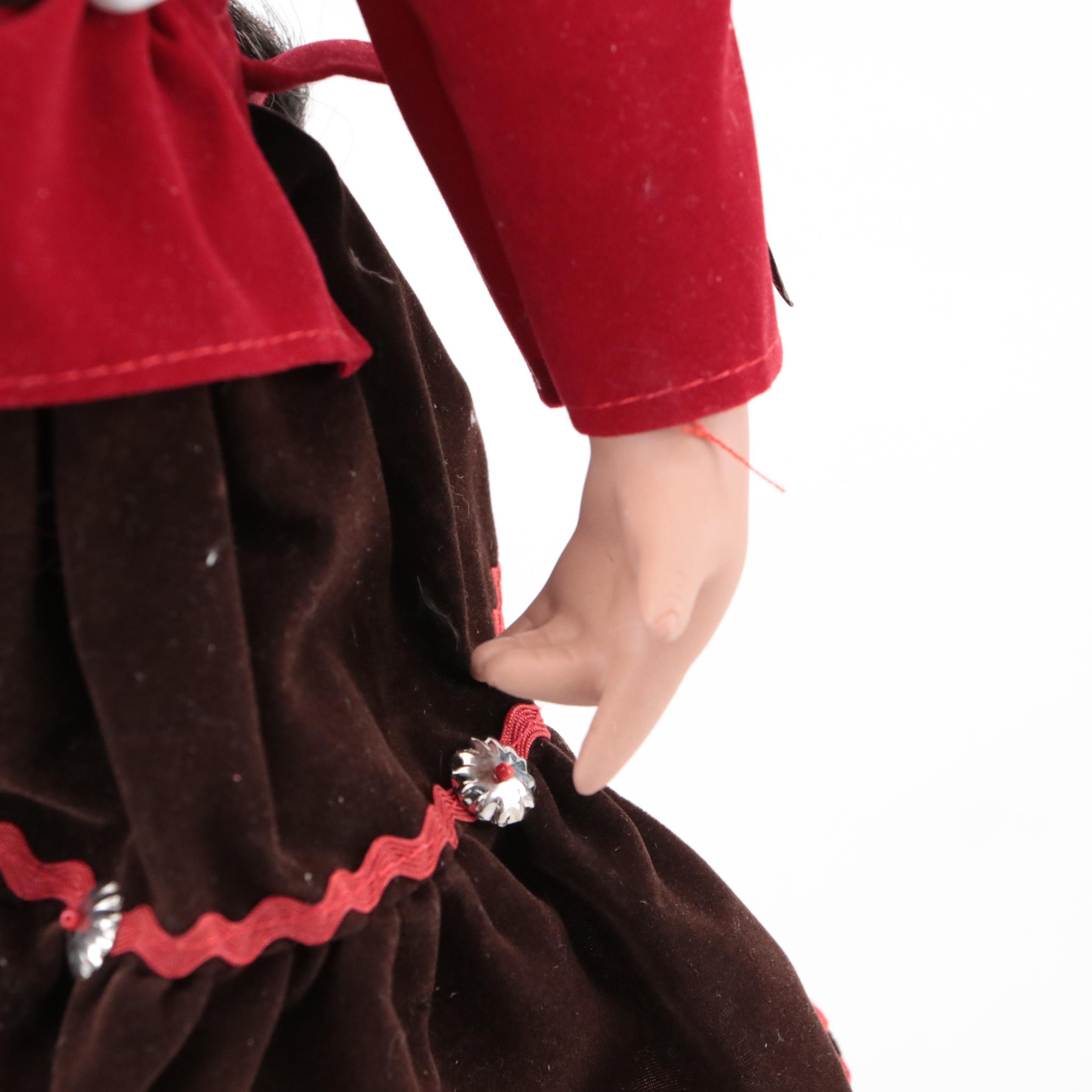 Heritage Signature "Anaba" Porcelain Doll with Pottery Jar