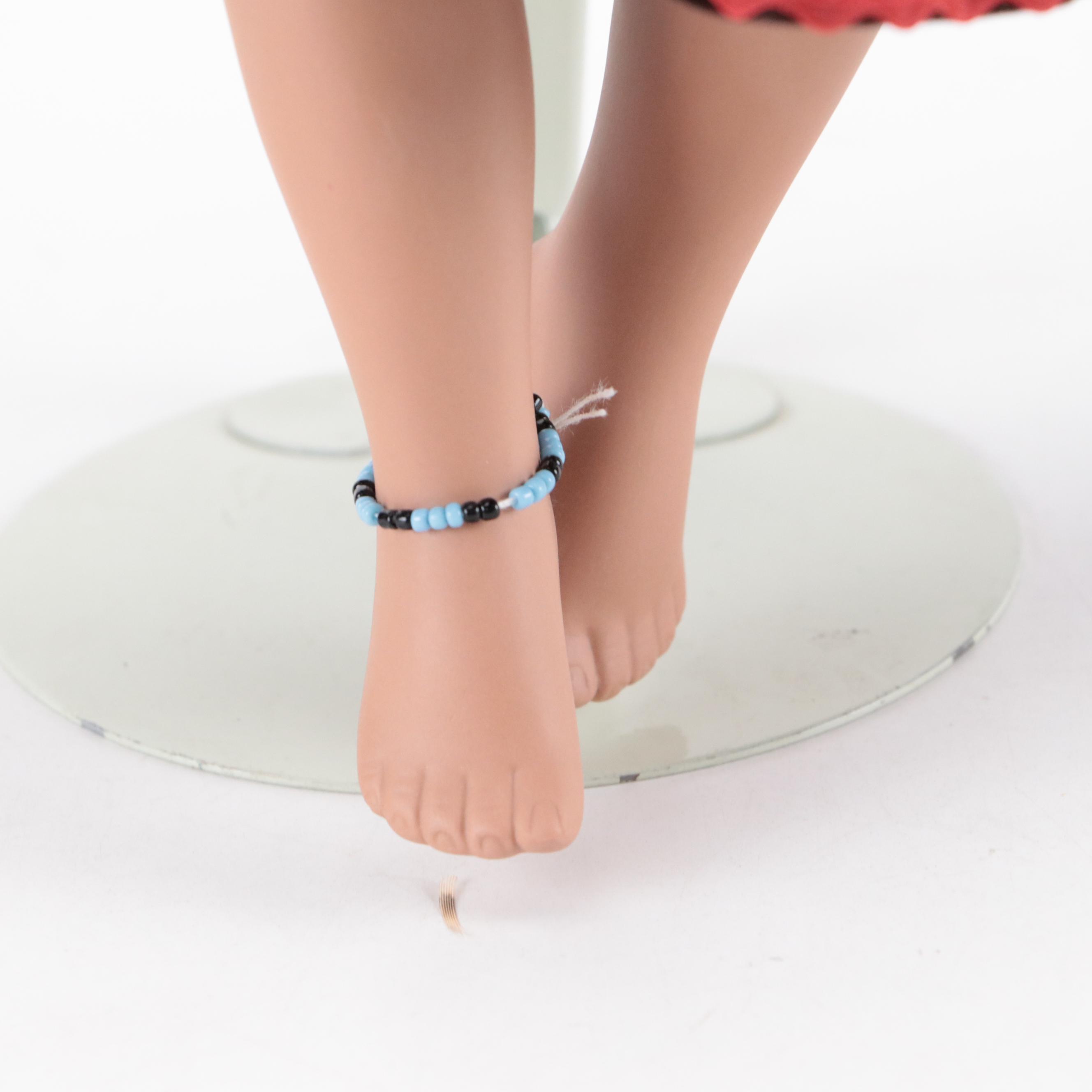 Heritage Signature "Anaba" Porcelain Doll with Pottery Jar