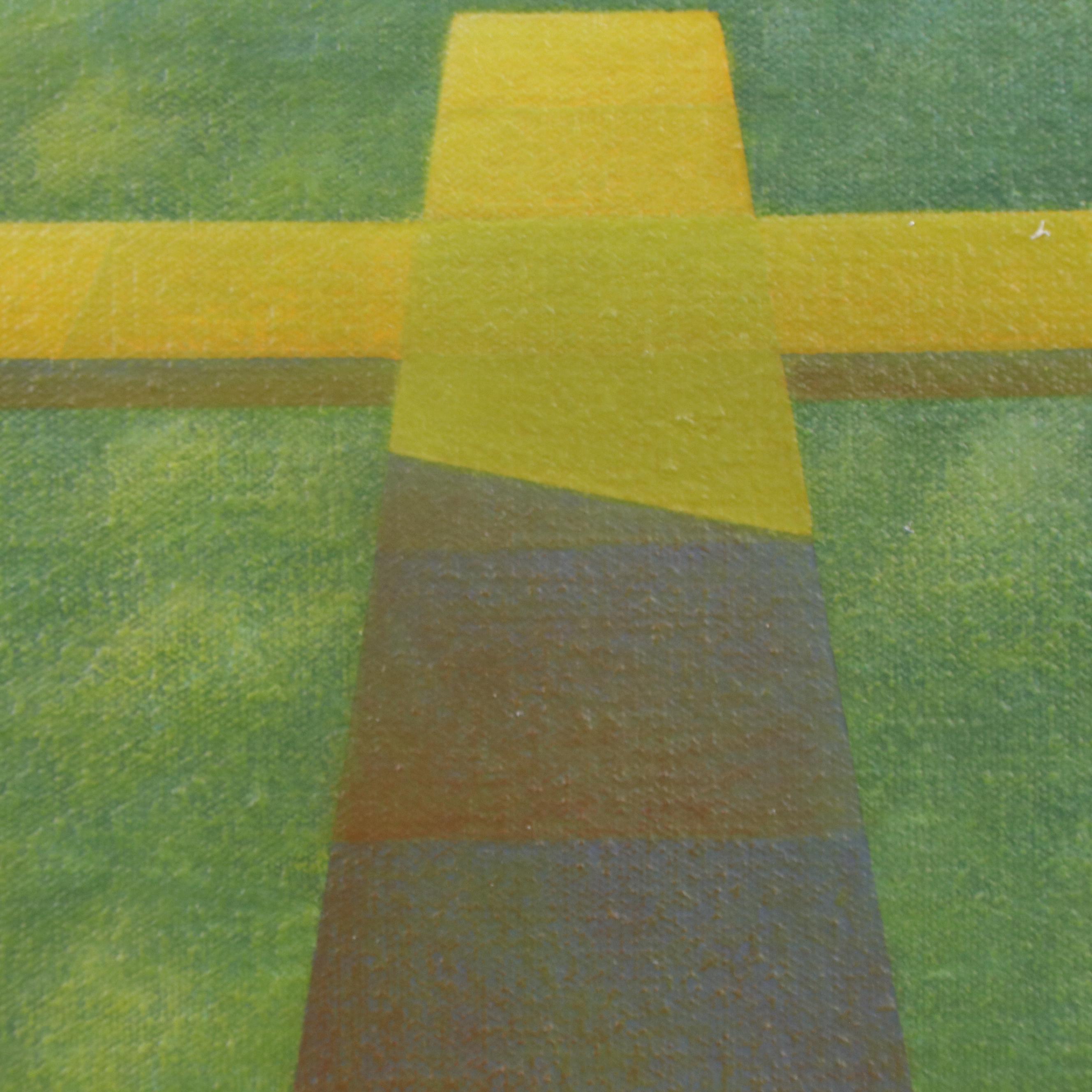 Surrealistic Acrylic Painting "Deconvolution," 1977