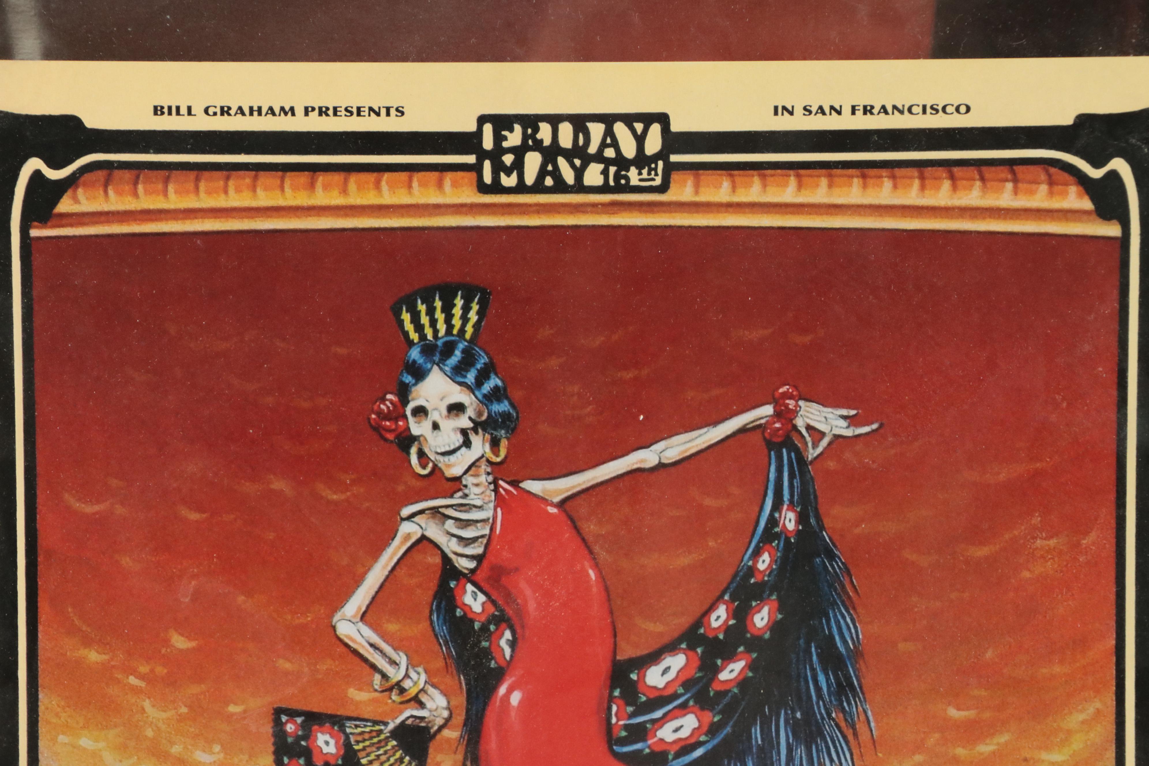 Grateful Dead and Phil Lesh and Friends Poster with Music Memorabilia