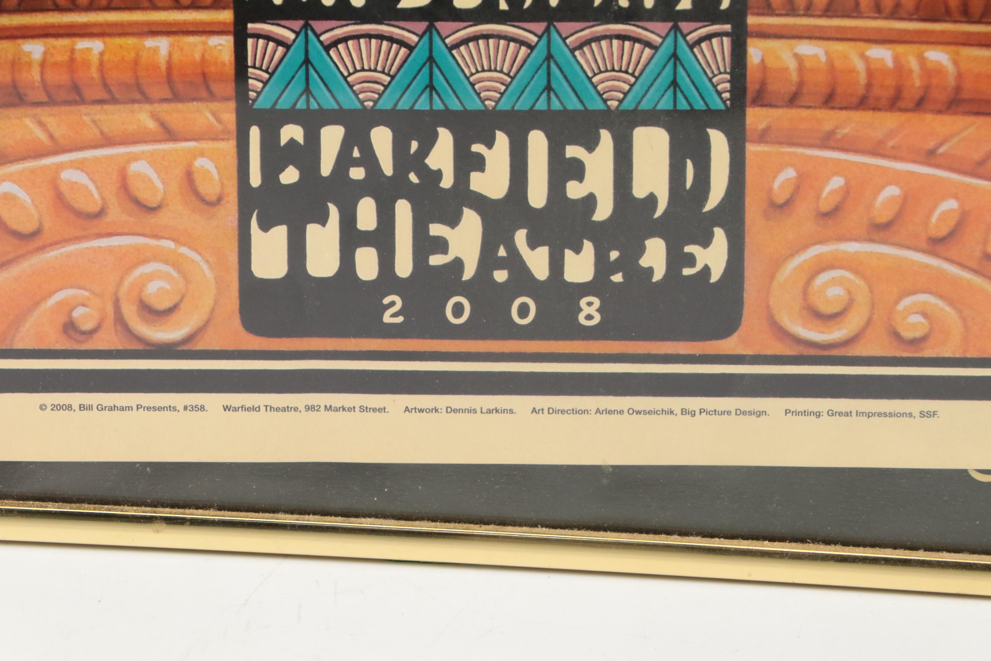 Grateful Dead and Phil Lesh and Friends Poster with Music Memorabilia