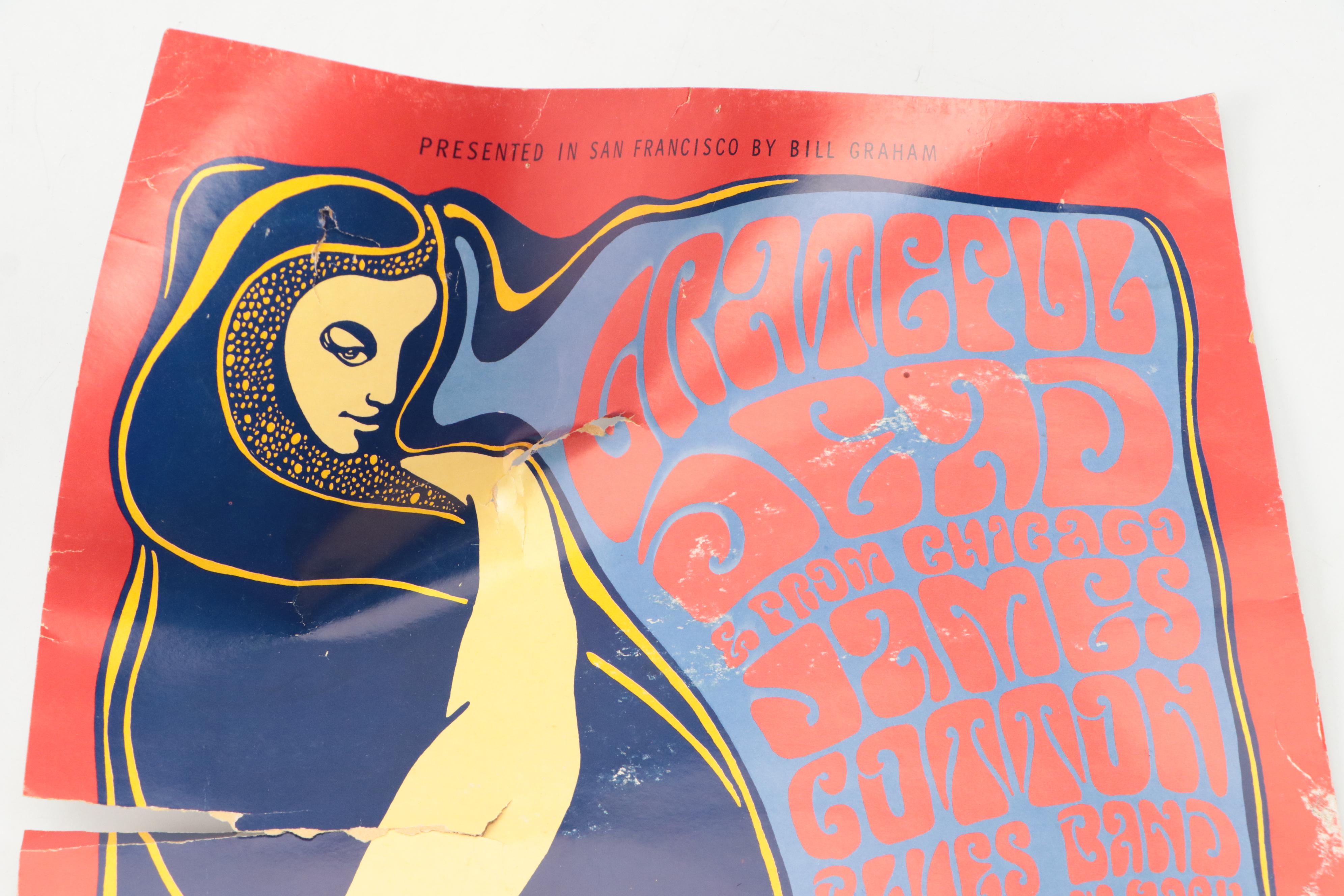 Grateful Dead and Phil Lesh and Friends Poster with Music Memorabilia