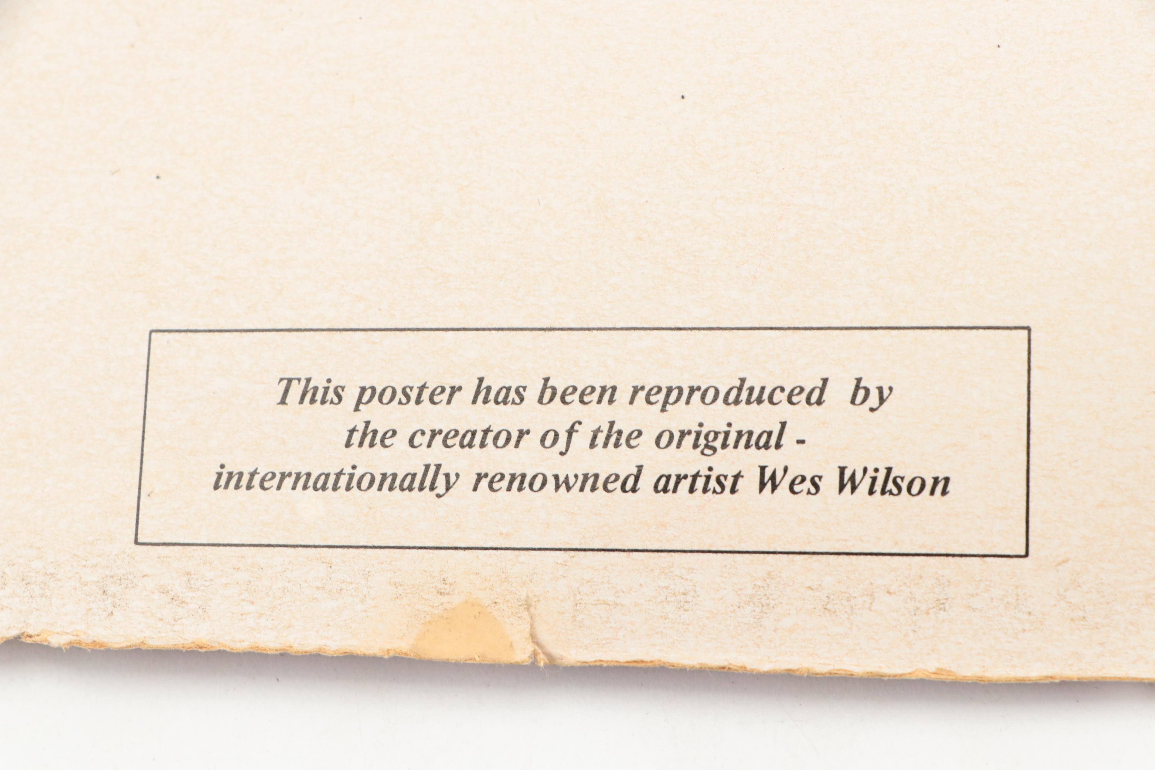 Grateful Dead and Phil Lesh and Friends Poster with Music Memorabilia