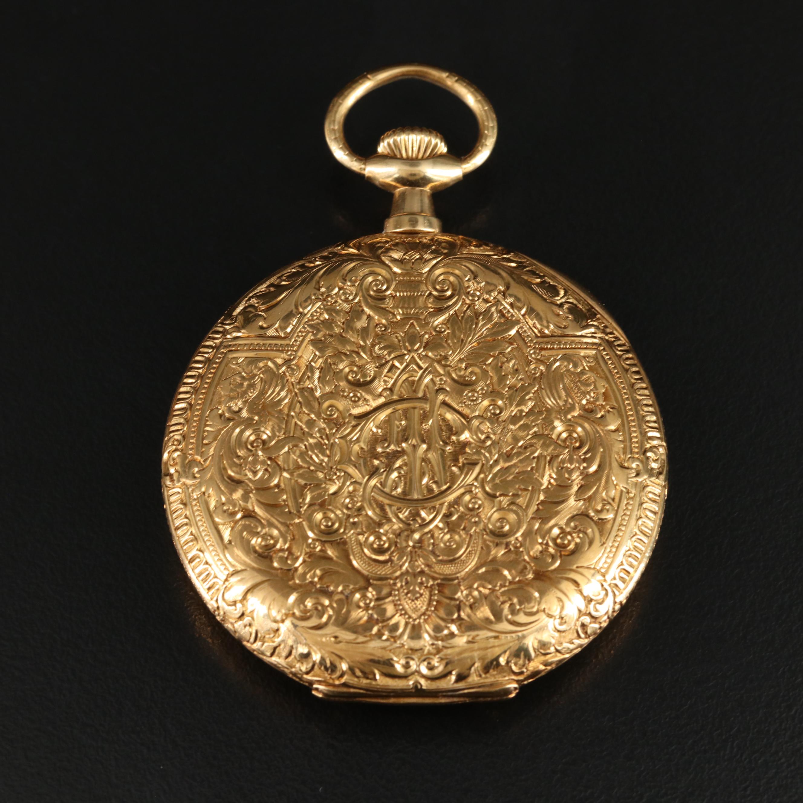 Antique 18K Patek Philippe & Co. Pocket Watch