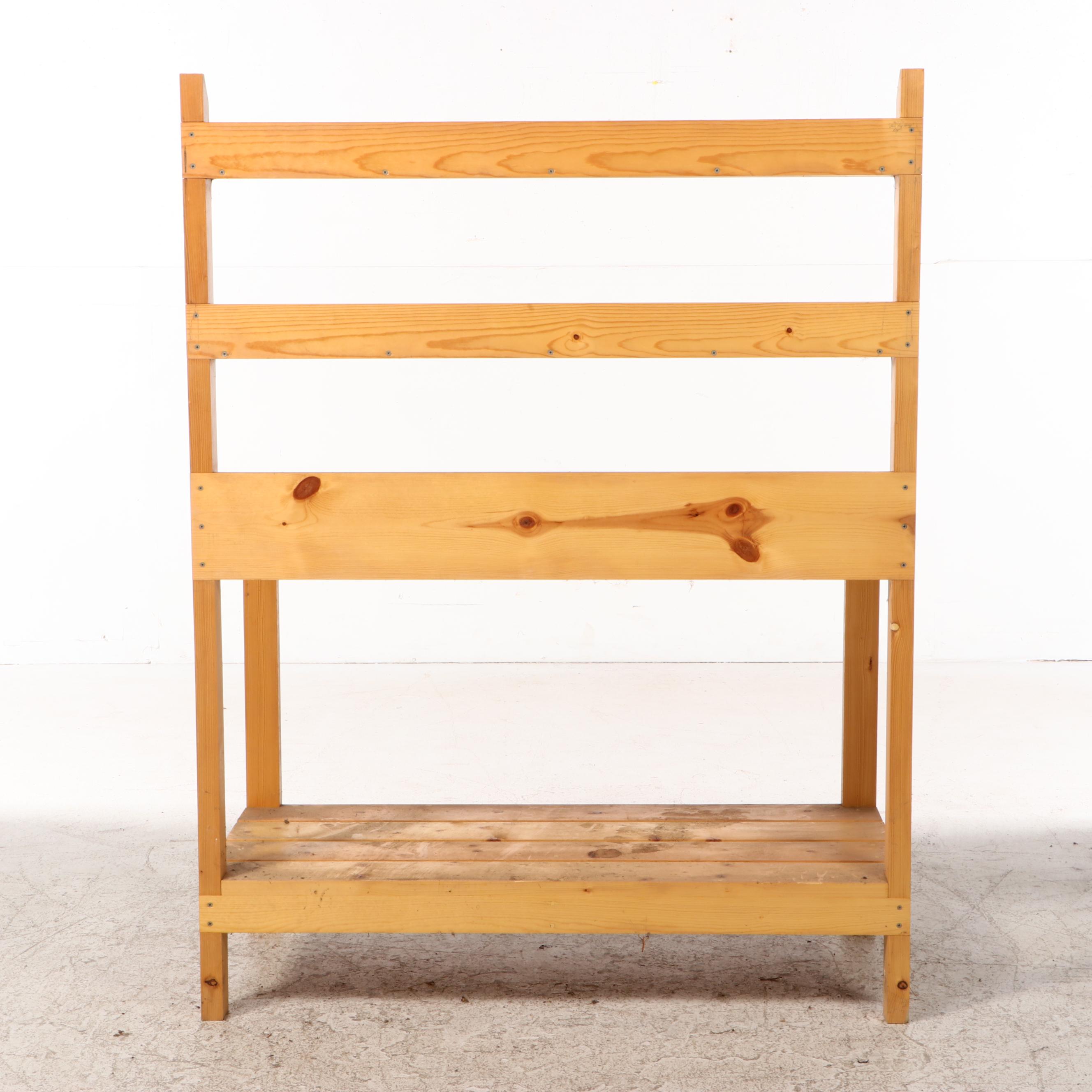 Industrial Pine Work Bench