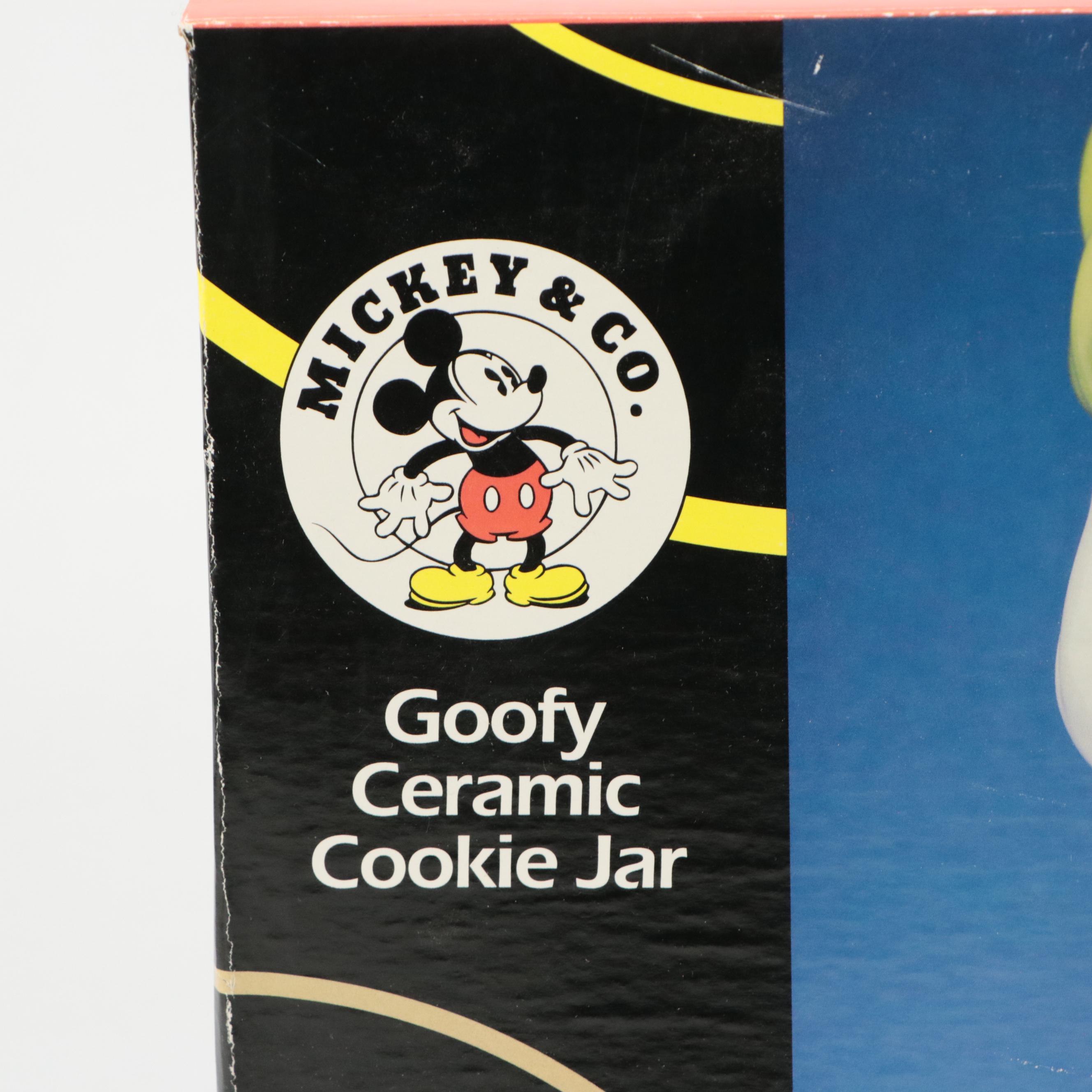 Pfaltzgraff Treasure Craft Goofy Cookie Jar and Other Collector Plate