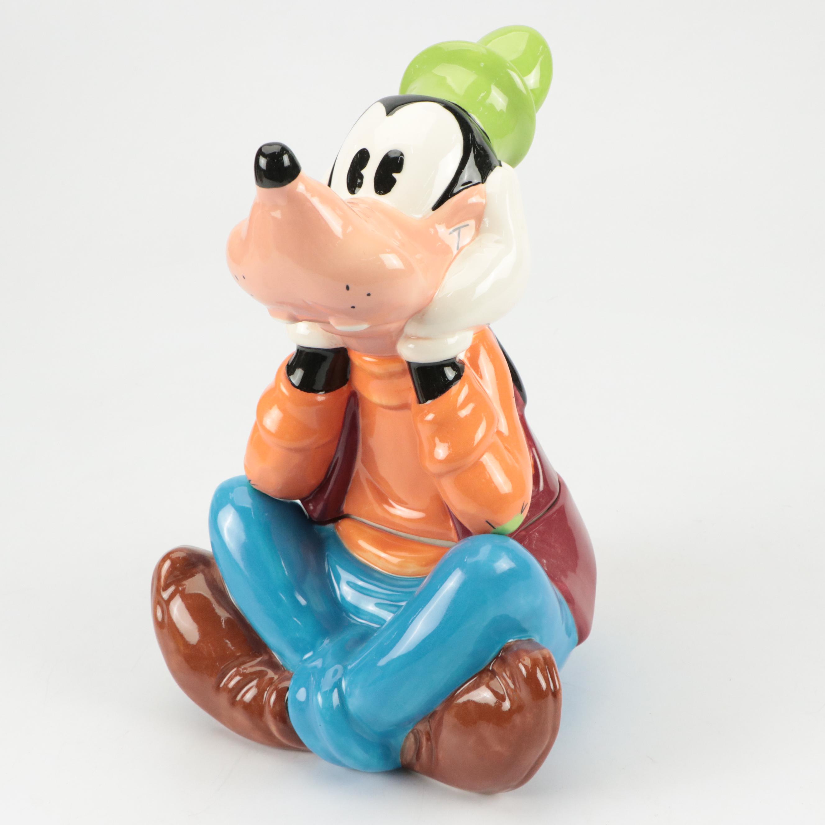 Pfaltzgraff Treasure Craft Goofy Cookie Jar and Other Collector Plate