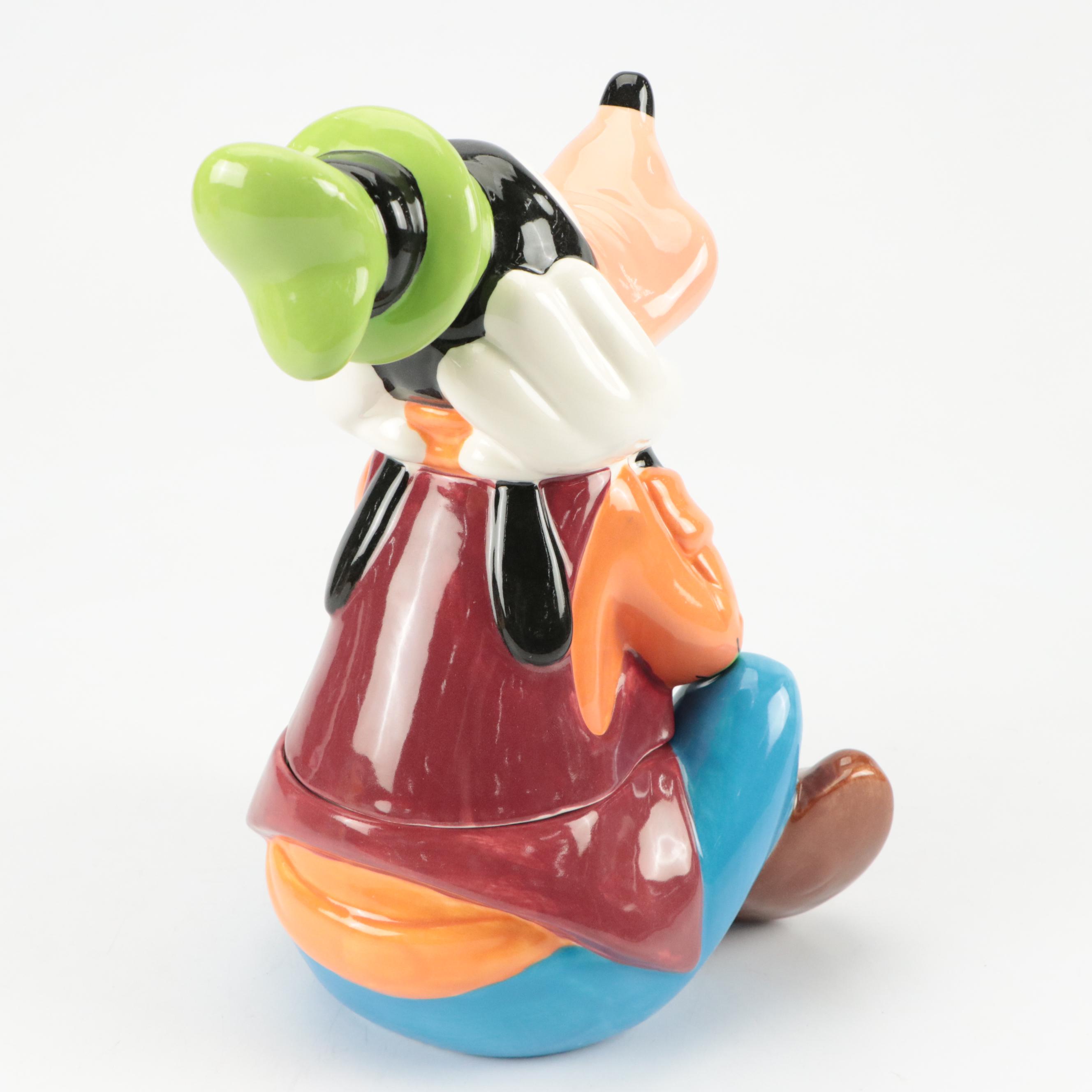 Pfaltzgraff Treasure Craft Goofy Cookie Jar and Other Collector Plate
